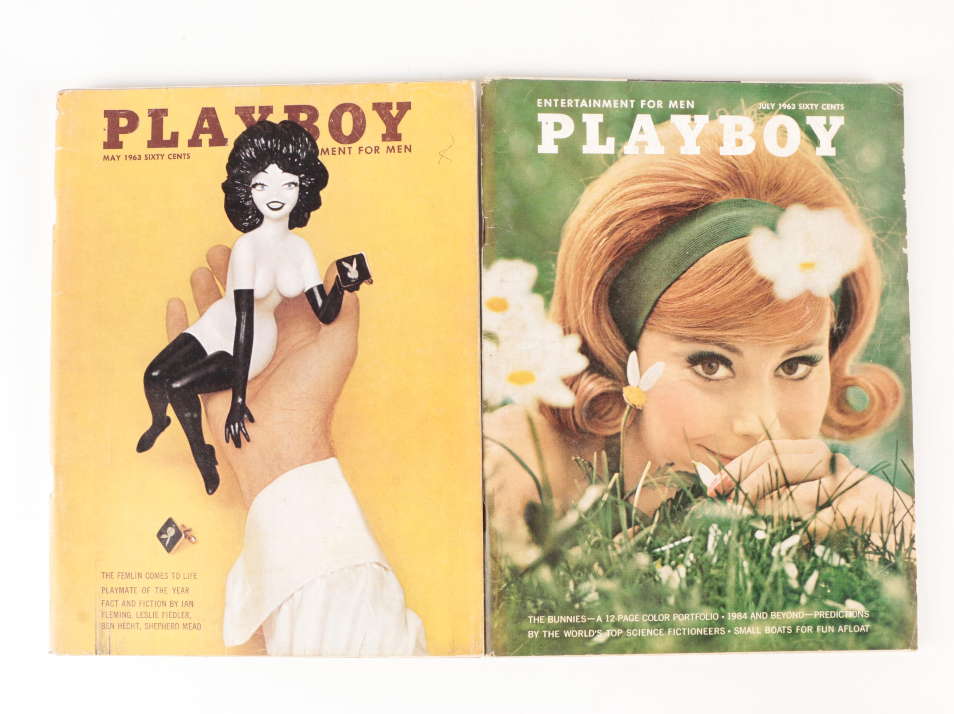"Playboy" Magazines Featuring Jimmy Hoffa Interview and Others, 1962–1963