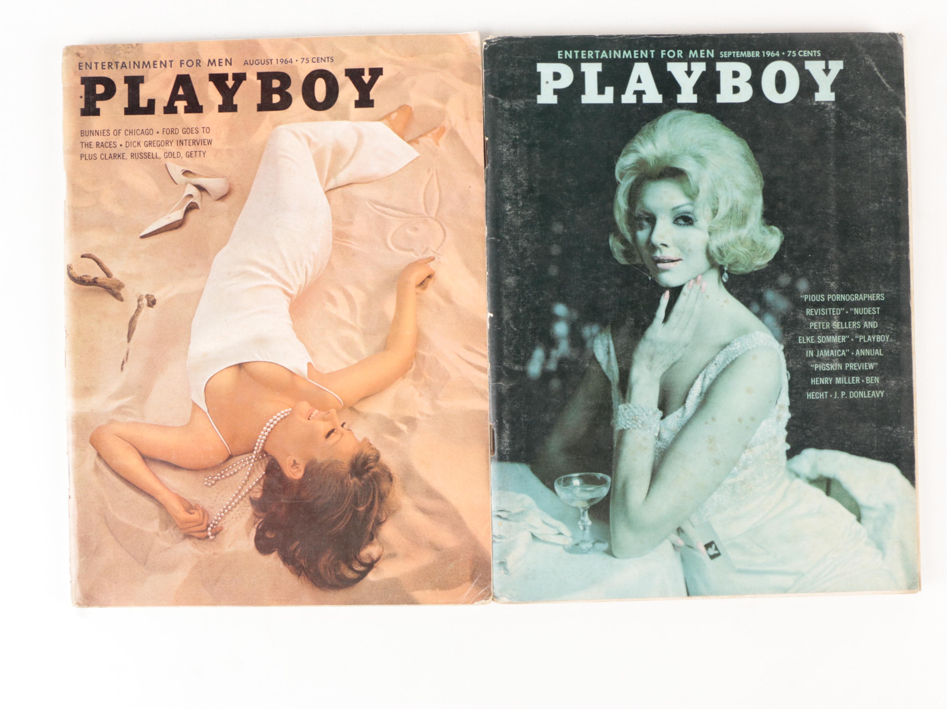 "Playboy" Magazines Featuring the 1964 Playmate of the Year and Others, 1964