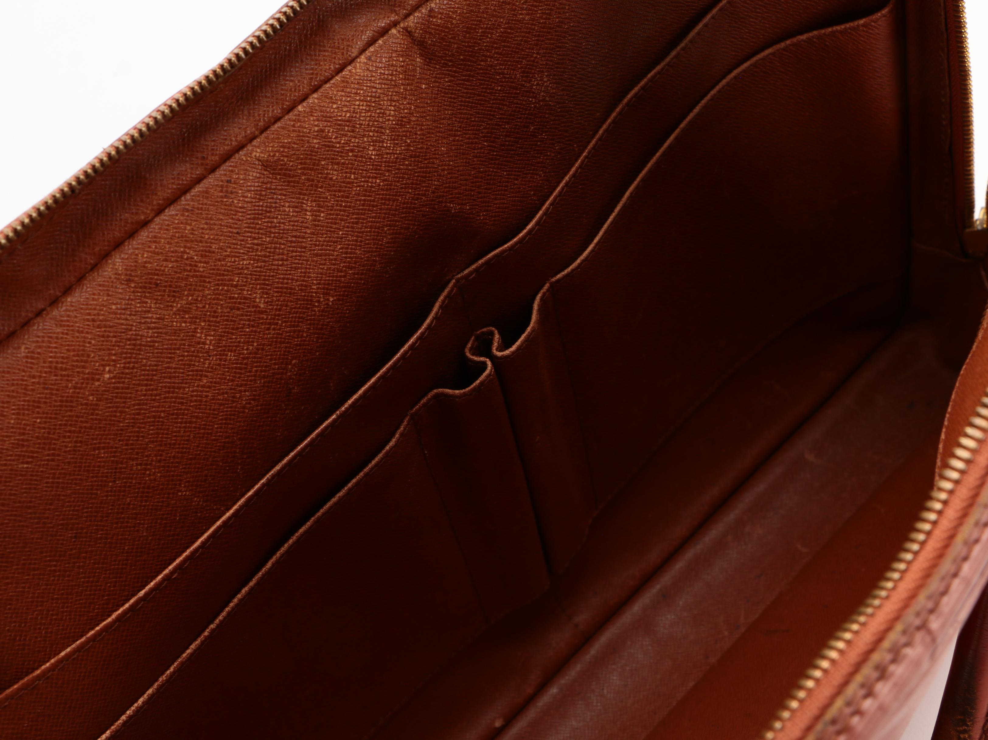 Louis Vuitton Porte-Documents Voyage Briefcase in Kenyan Fawn Epi Leather