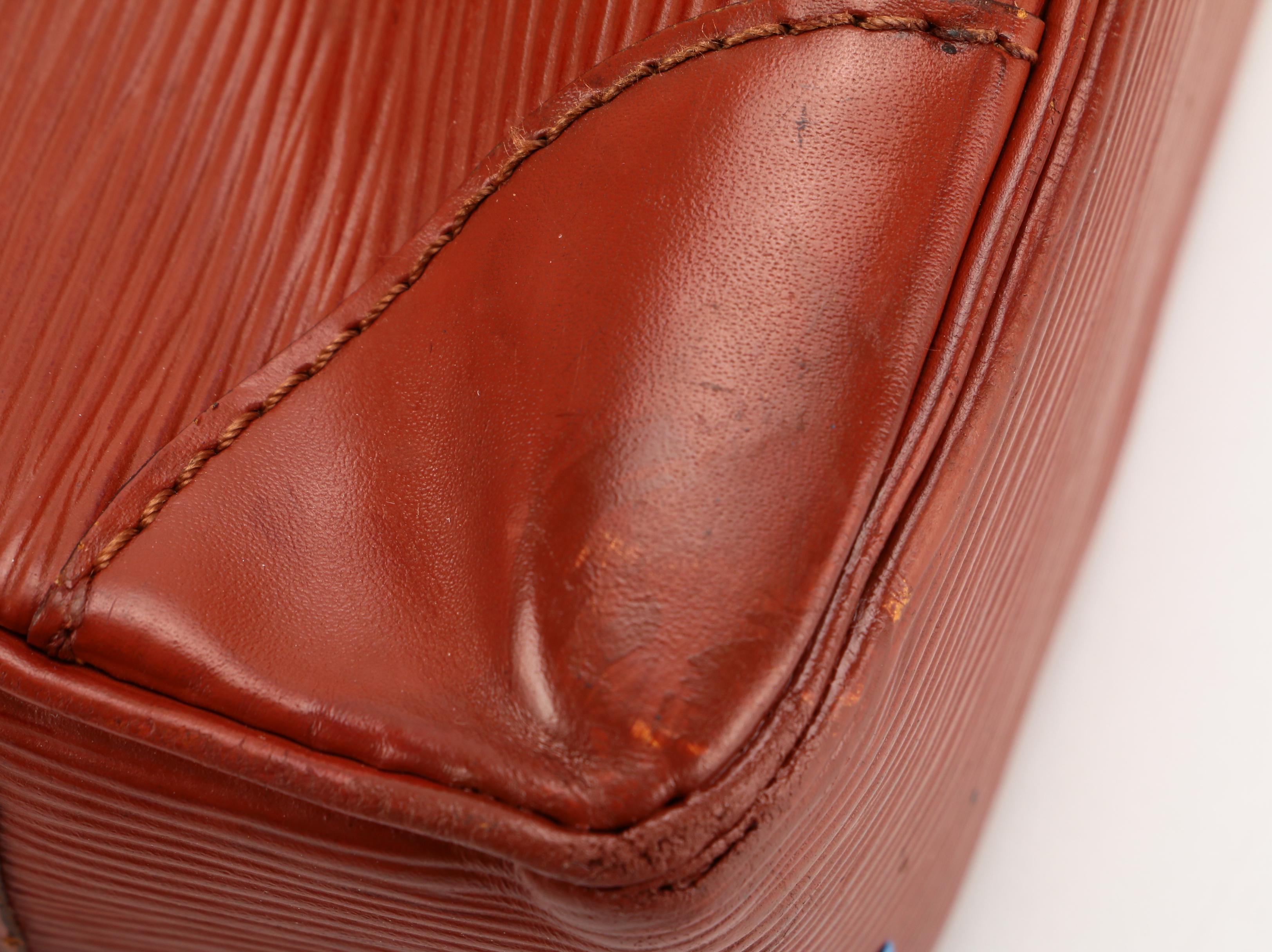 Louis Vuitton Porte-Documents Voyage Briefcase in Kenyan Fawn Epi Leather