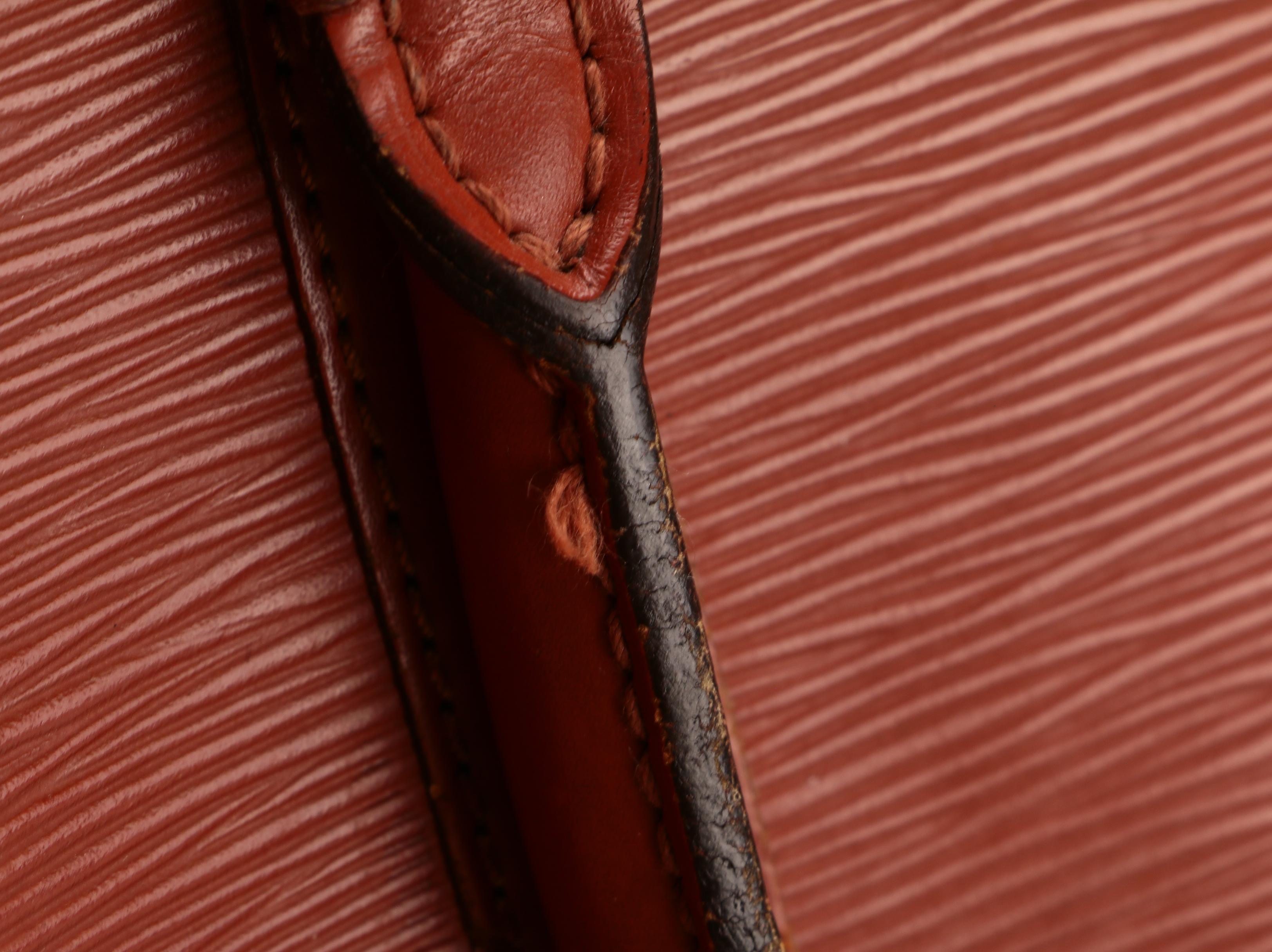 Louis Vuitton Porte-Documents Voyage Briefcase in Kenyan Fawn Epi Leather