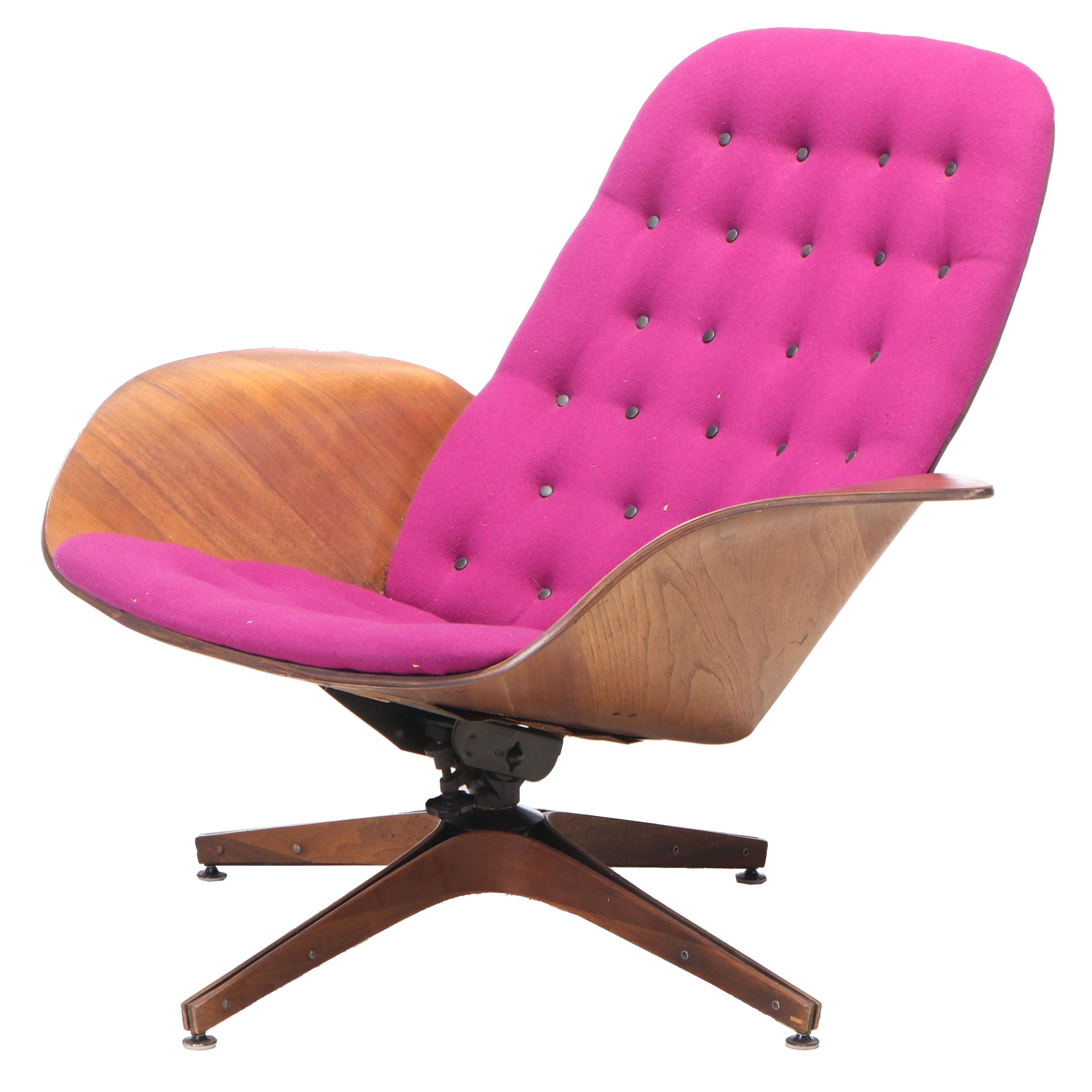 Plycraft "Mr. Chair" Mid Century Modern Laminated Walnut Lounge Chair