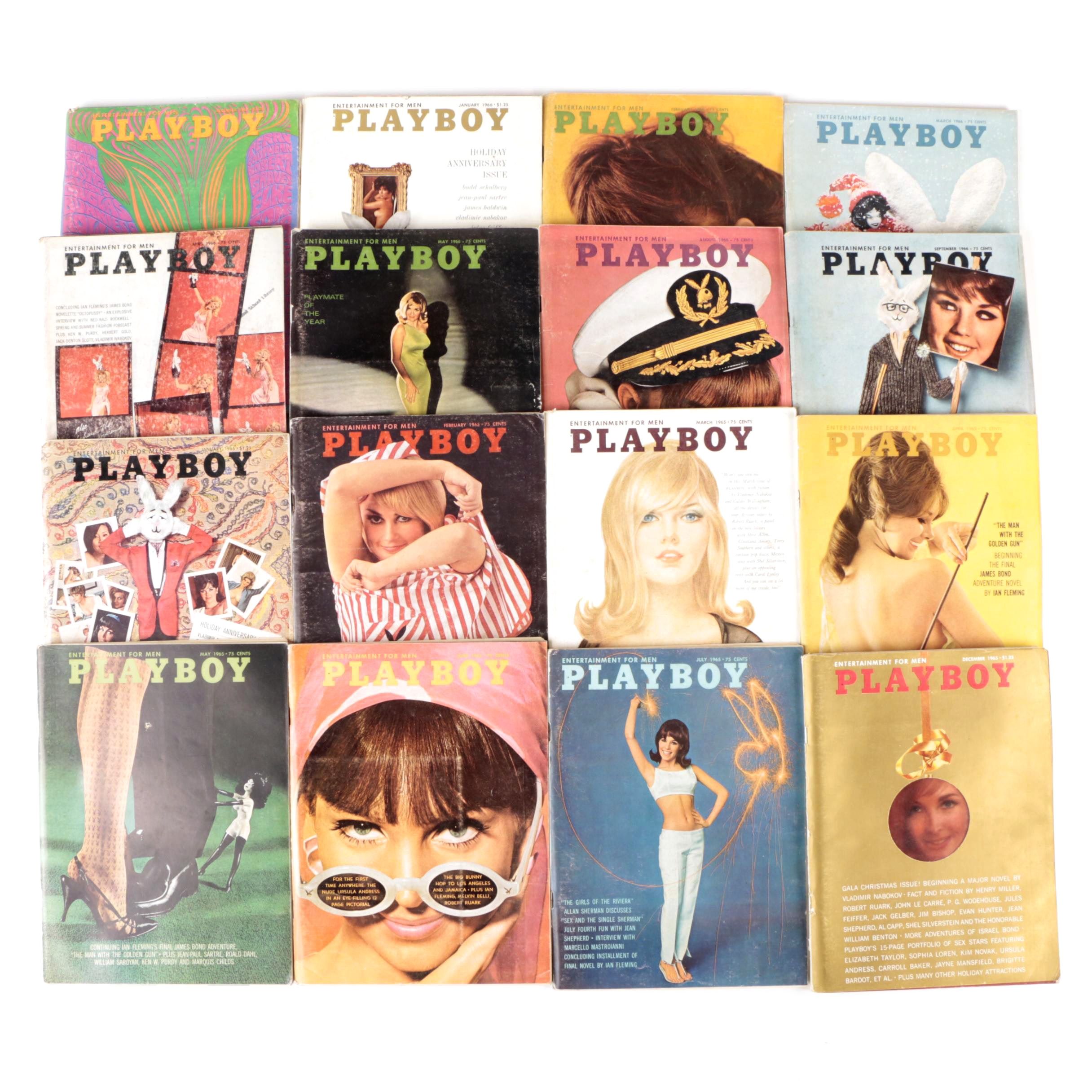 "Playboy" Magazines Featuring the Beatles Interview and Others, 1960s