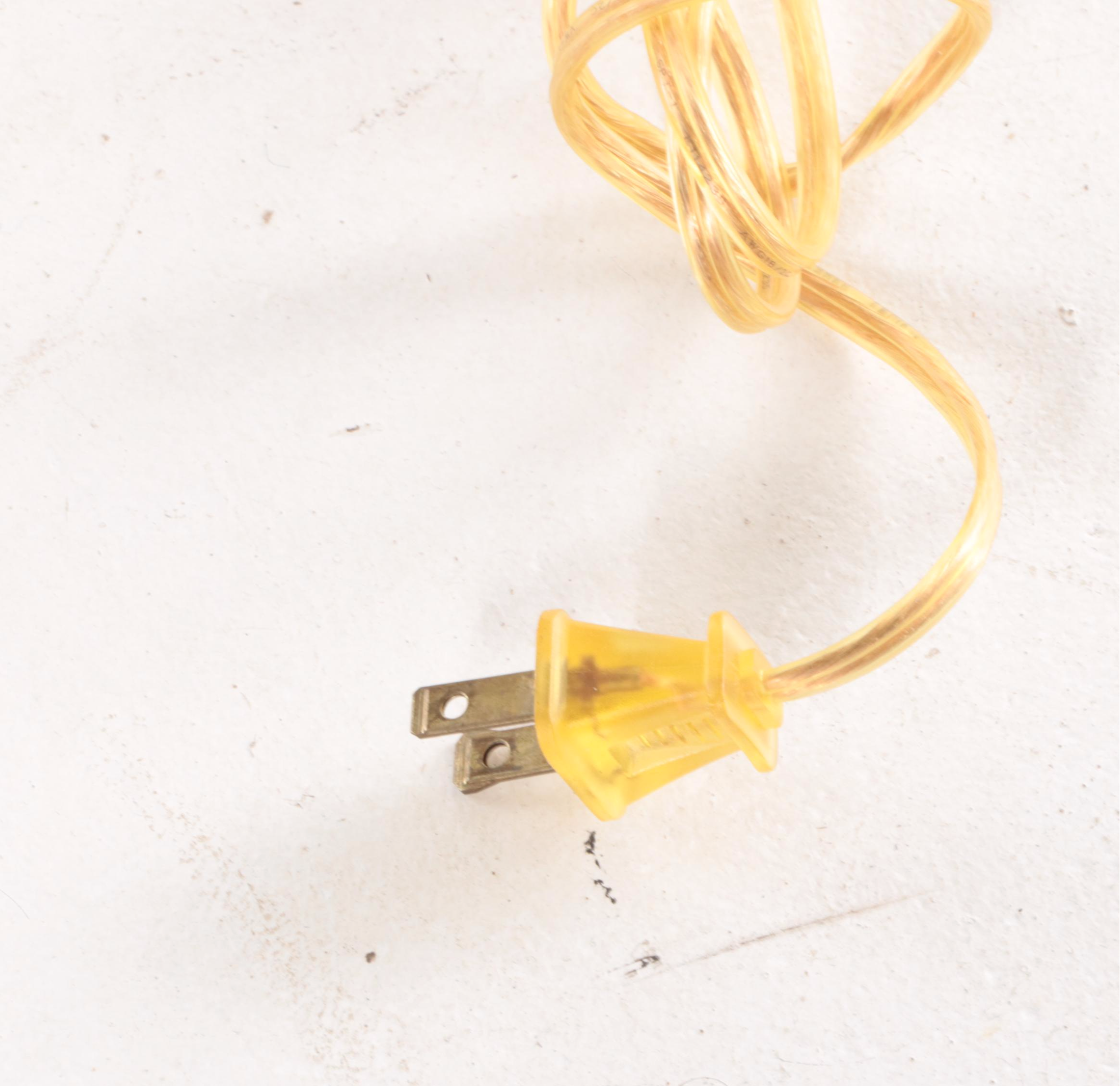 Brass and Crystal Buffet Table Lamps