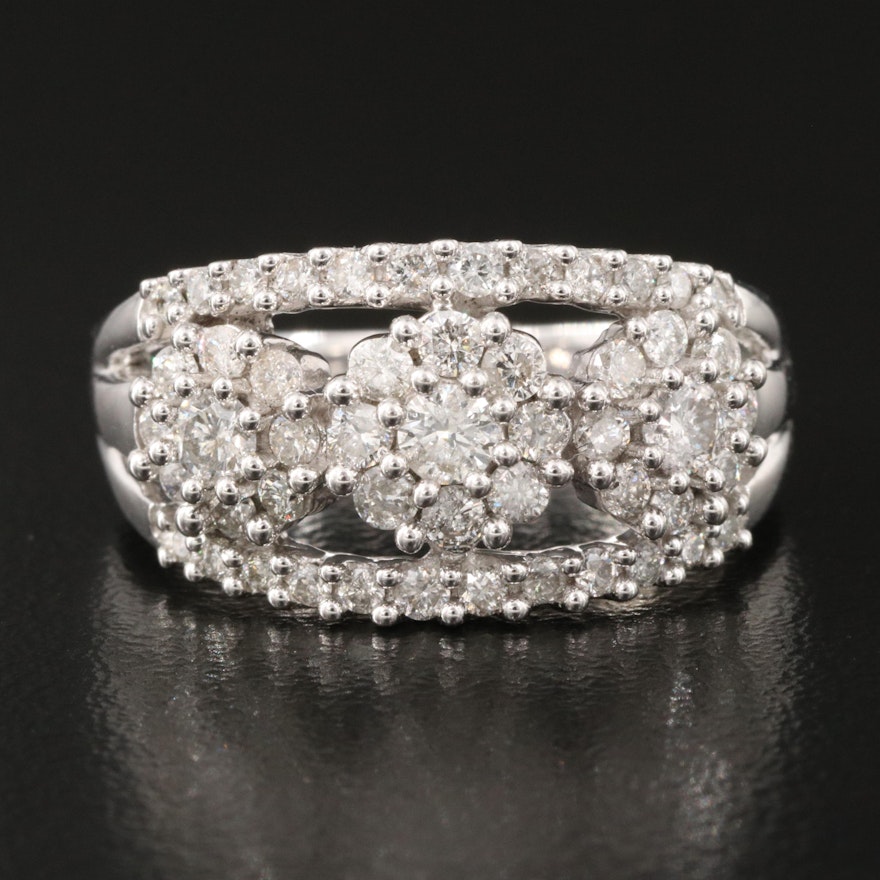 14K 1.00 CTW Diamond Ring