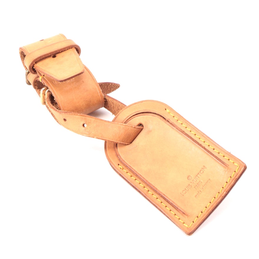 Louis Vuitton Poignet and Luggage Tag Set in Vachetta Leather