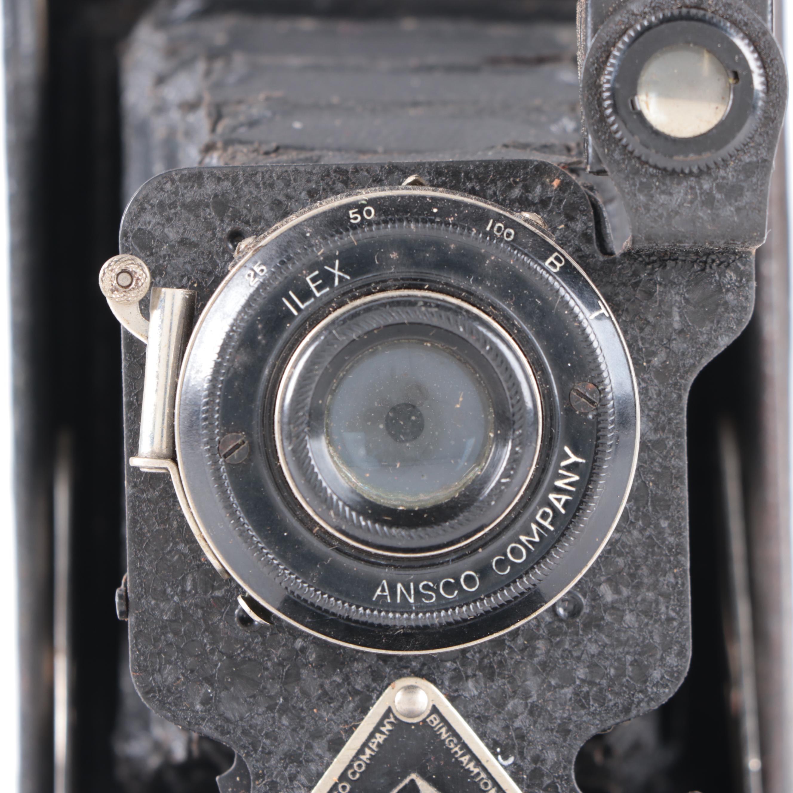 Ansco Junior and Seneca Folding Scout Medium Format Cameras, Early 20th Century