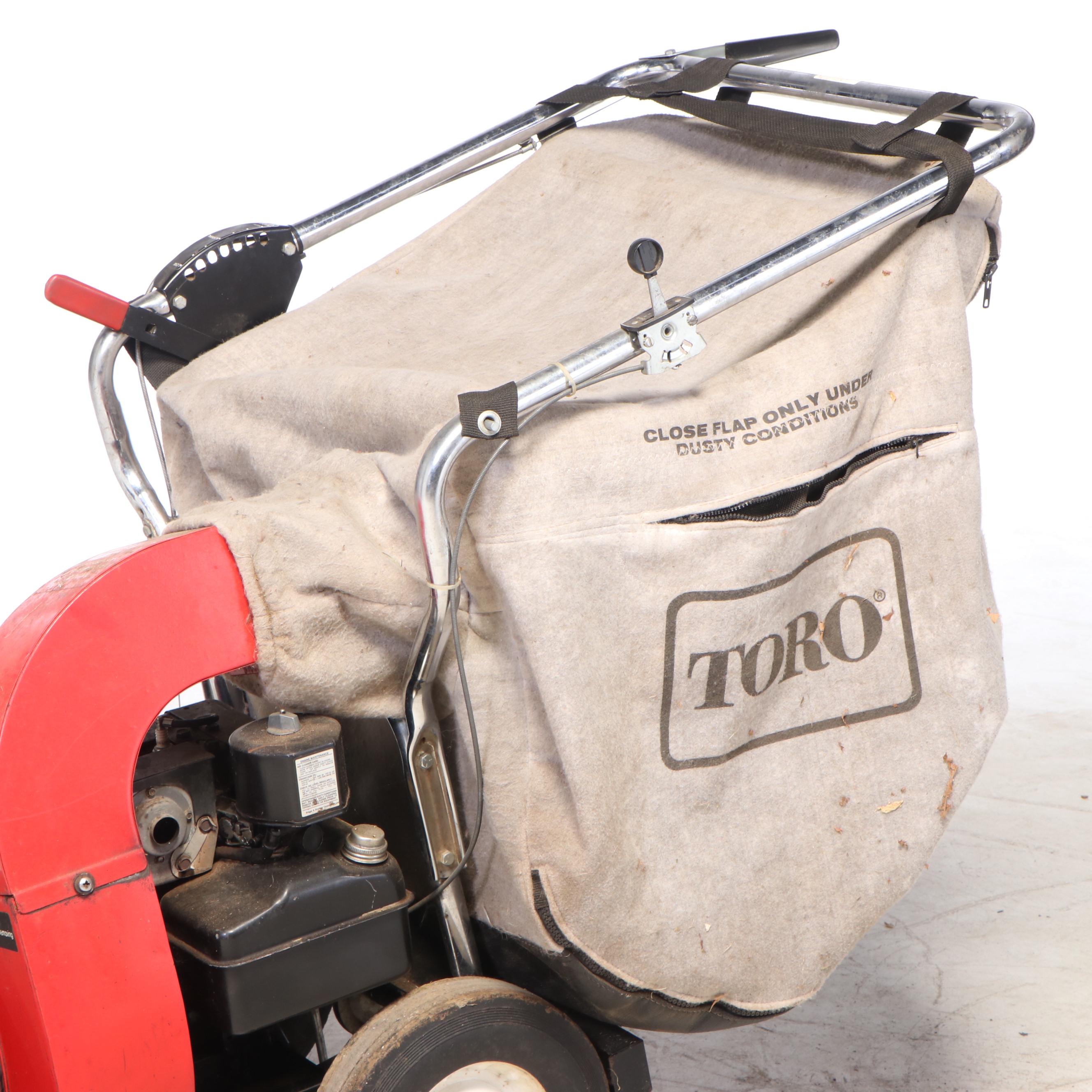 Toro Gas Powered 5hp Self-Propelled Lawn Vacuum and Blower with Bag