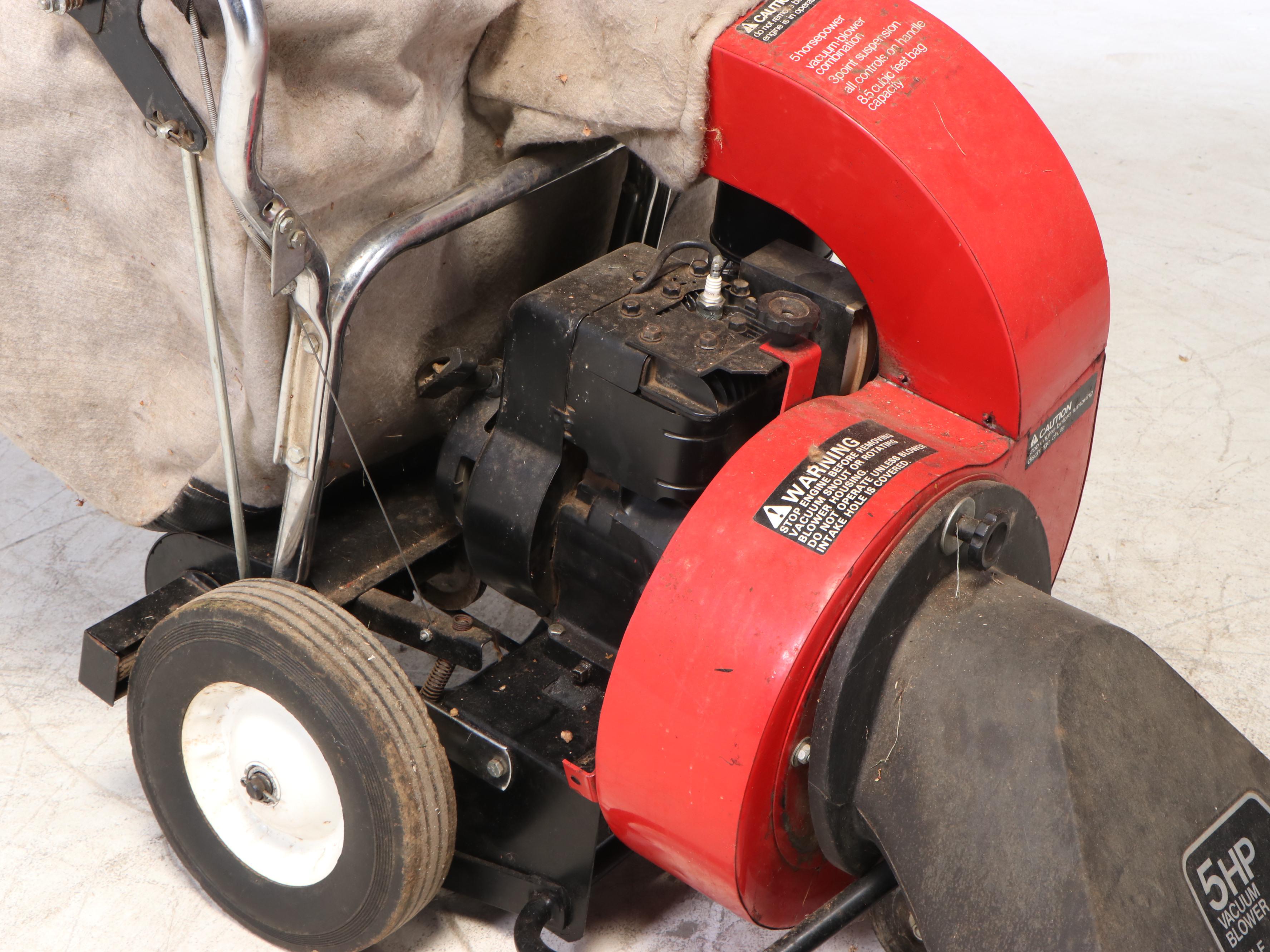 Toro Gas Powered 5hp Self-Propelled Lawn Vacuum and Blower with Bag