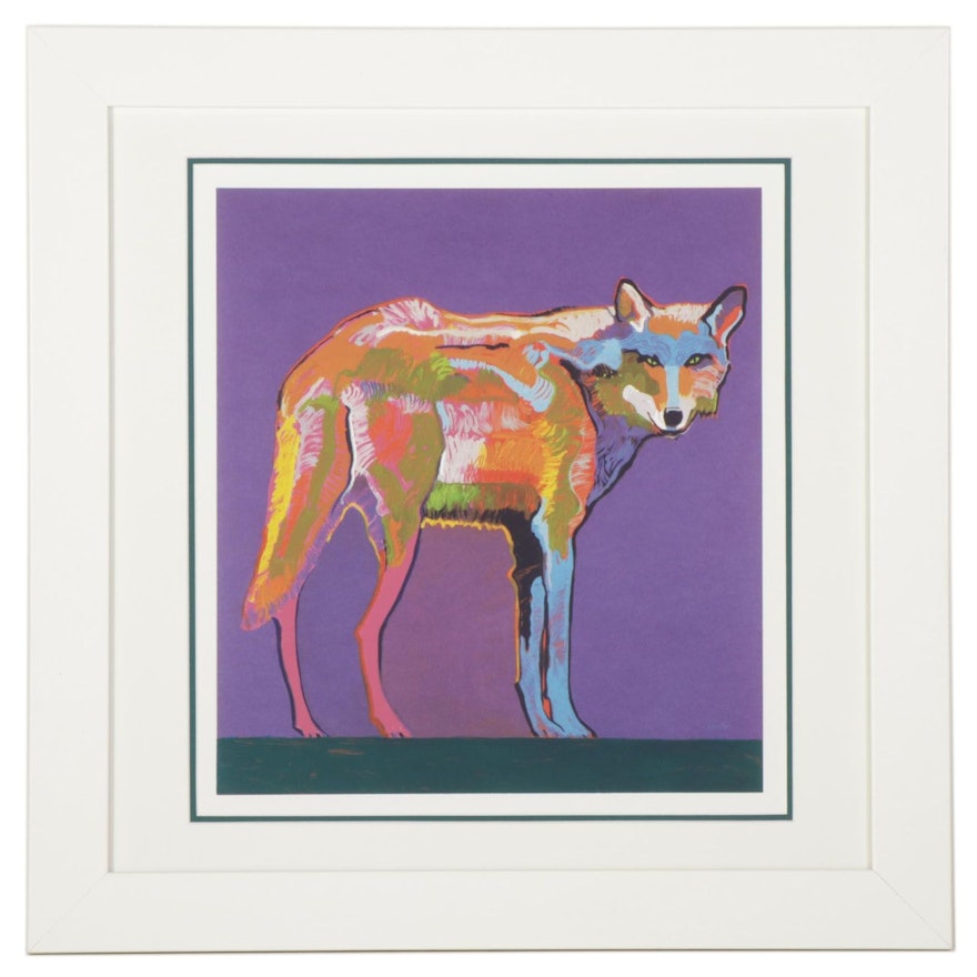 John Nieto Serigraph "Mexican Grey Wolf," 1996