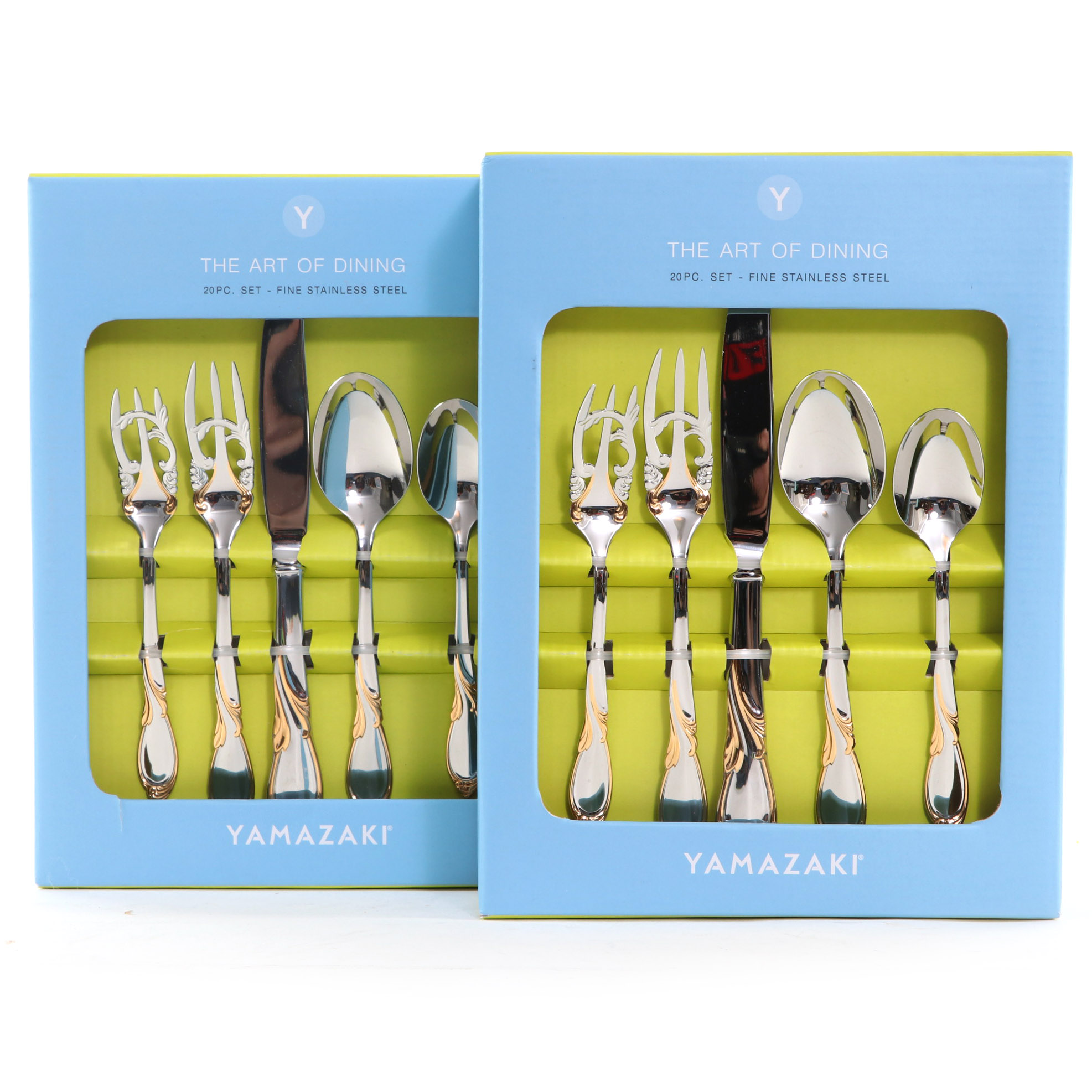 Yamazaki "Cache" Gold Accent Flatware