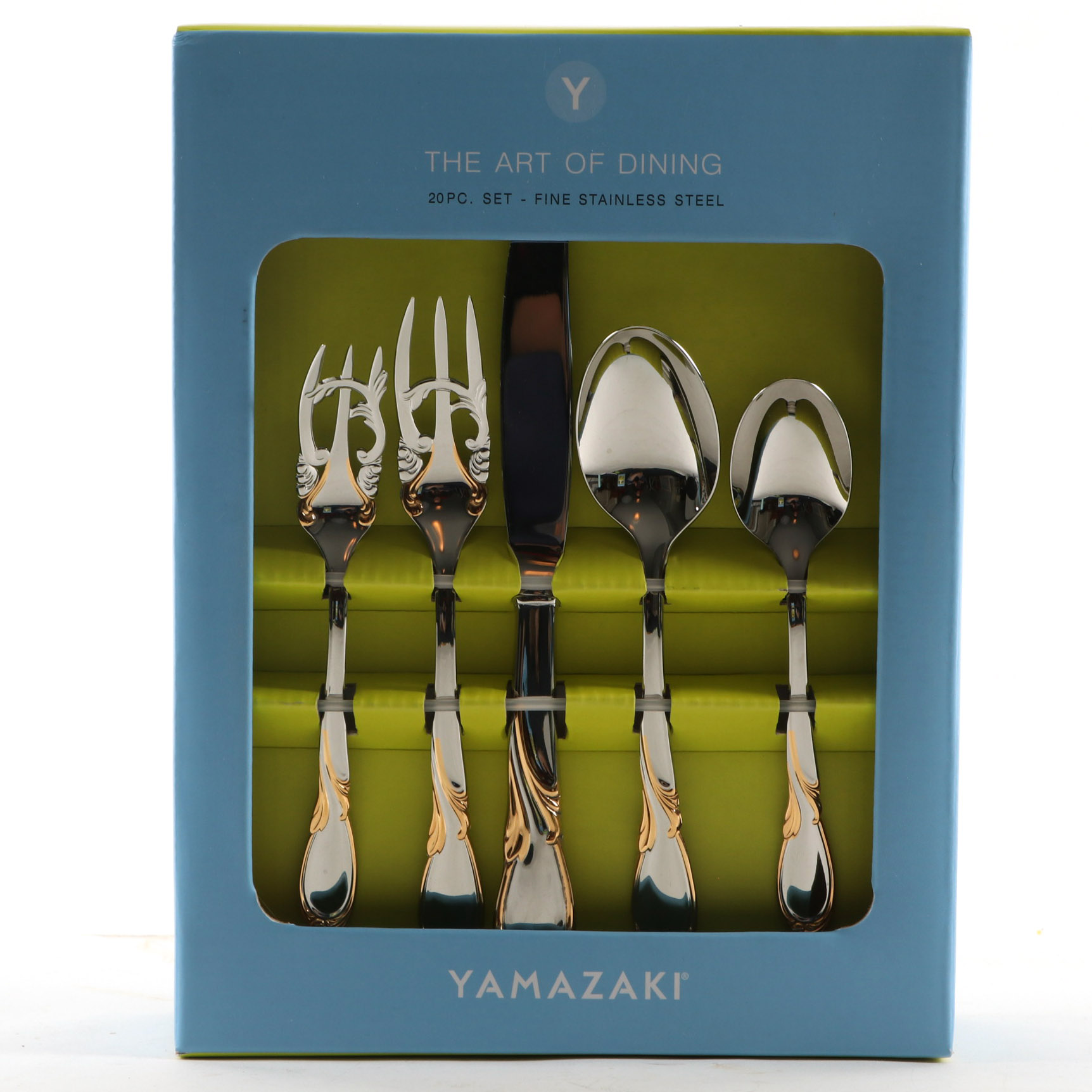 Yamazaki "Cache" Gold Accent Flatware