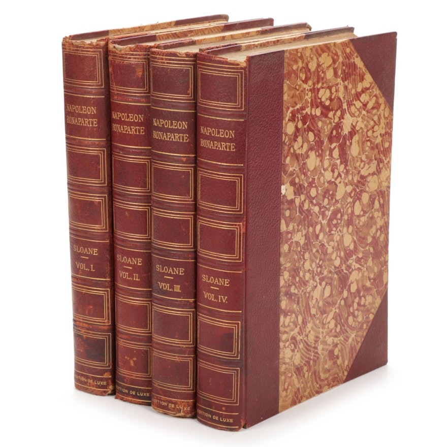 "Life of Napoleon Bonaparte" Four-Volume Set by William Milligan Sloane, 1909