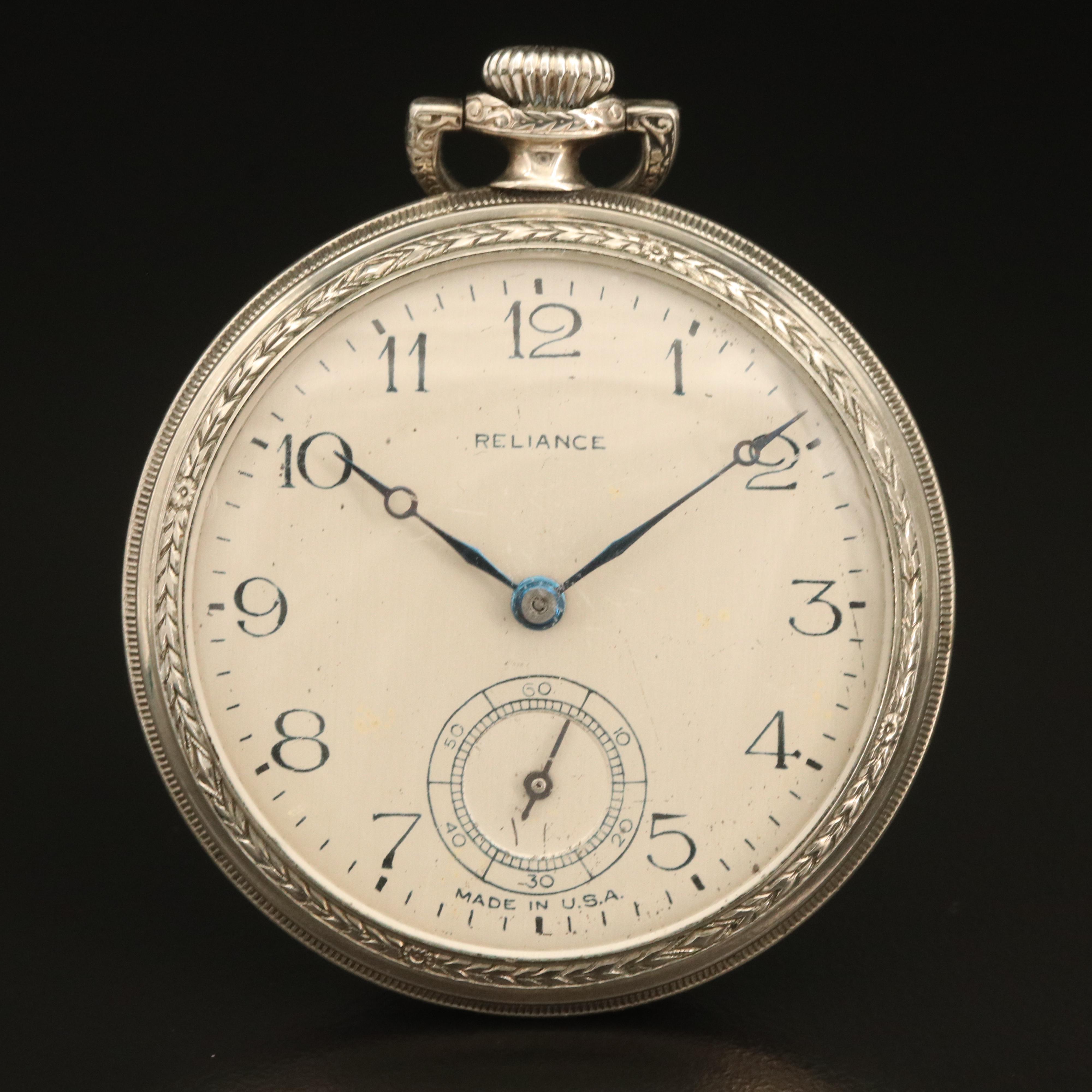 Reliance by Ingersoll Circa 1895 Pocket Watch