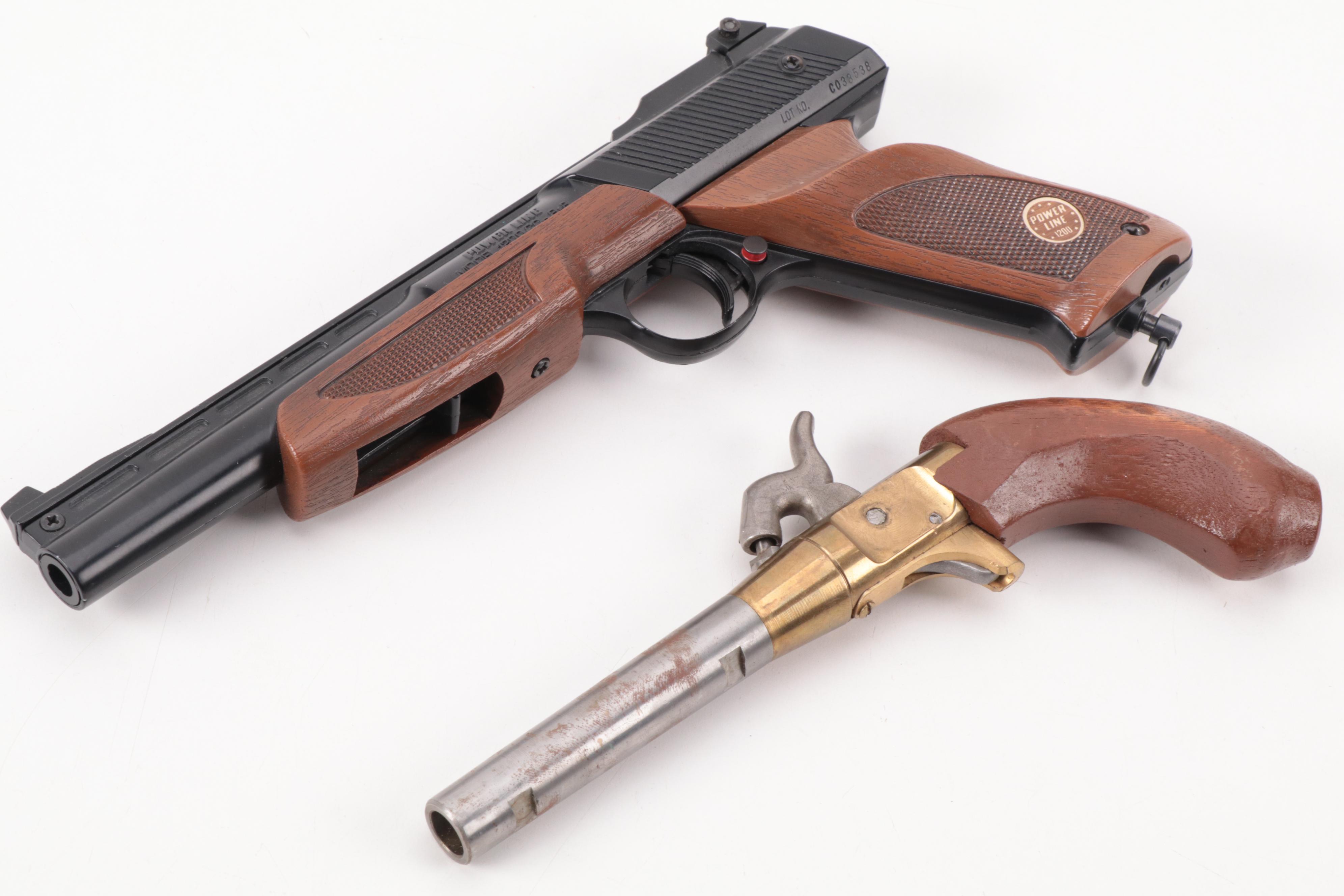 Daisy BB Pistol and Modern Blackpowder Pistol