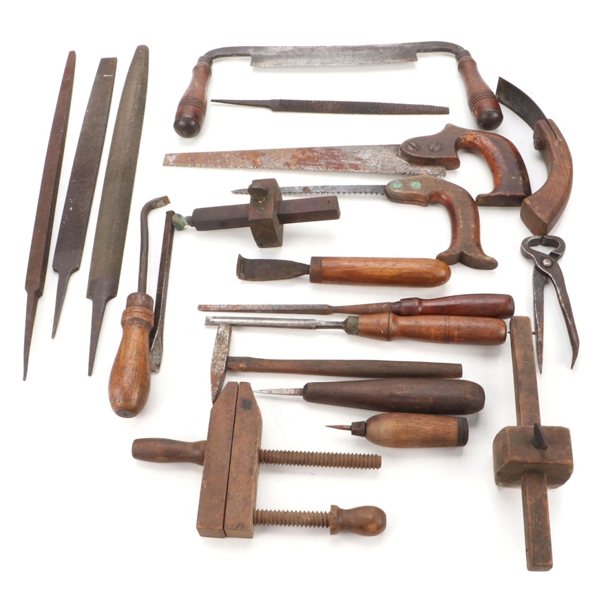 Files, Saws, Chisels, and Other Woodworking Hand Tools