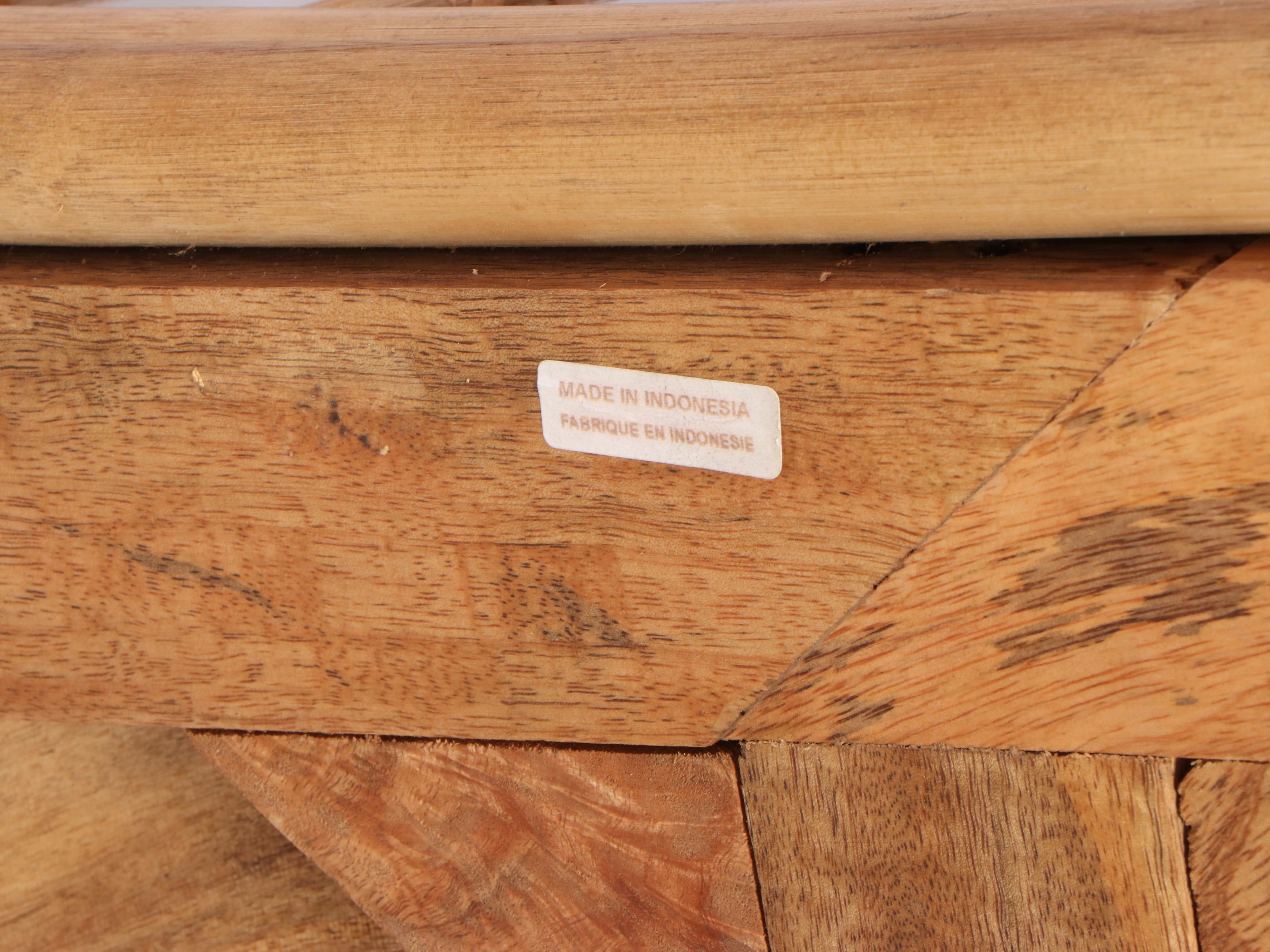 Anthropologie "Pari" Curved Rattan Queen Size Bed Frame