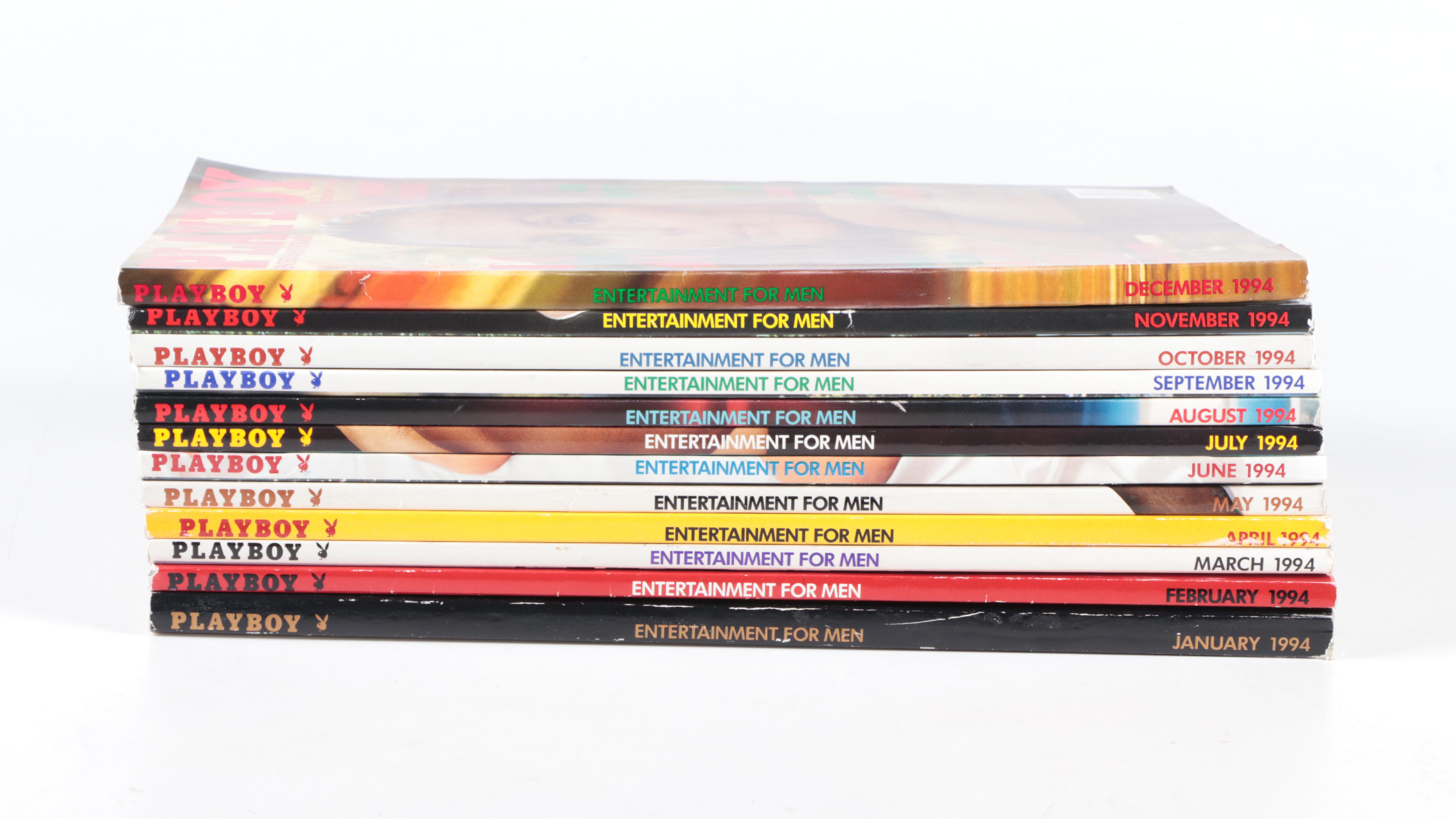 "Playboy" Magazines Featuring Anna Nicole Smith, 40th Anniversary and Others