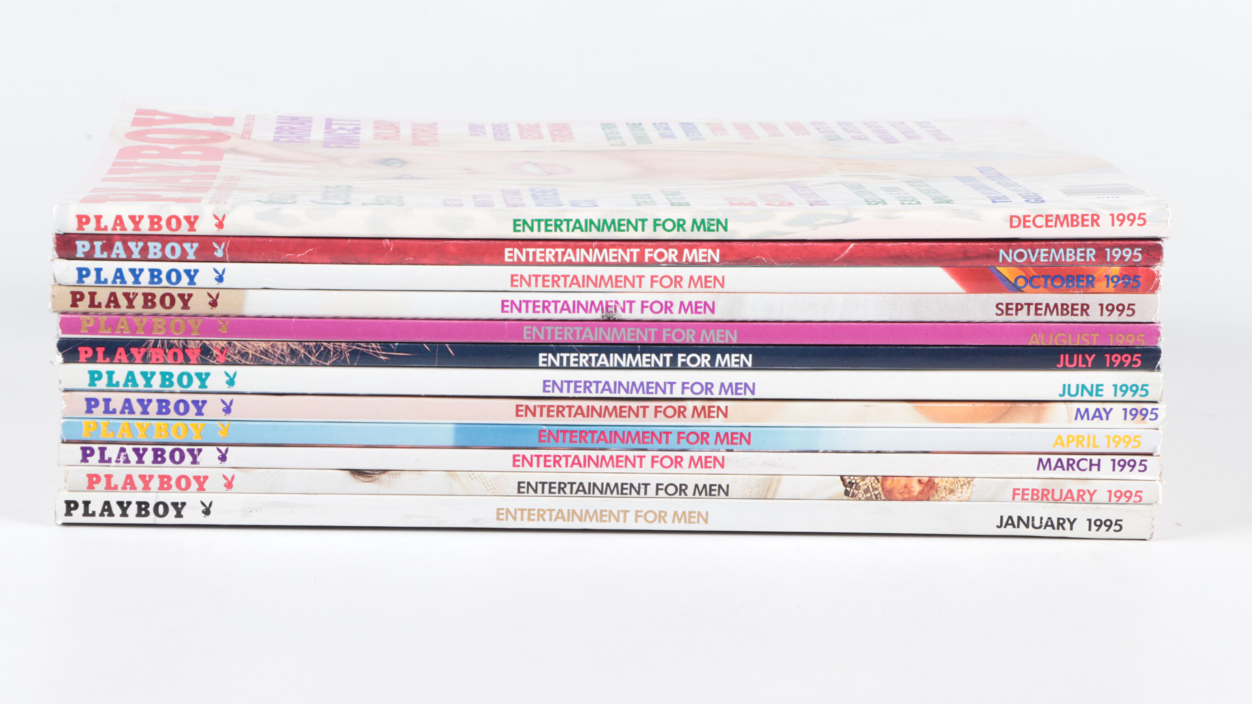 "Playboy" Magazines Featuring Anna Nicole Smith, 40th Anniversary and Others