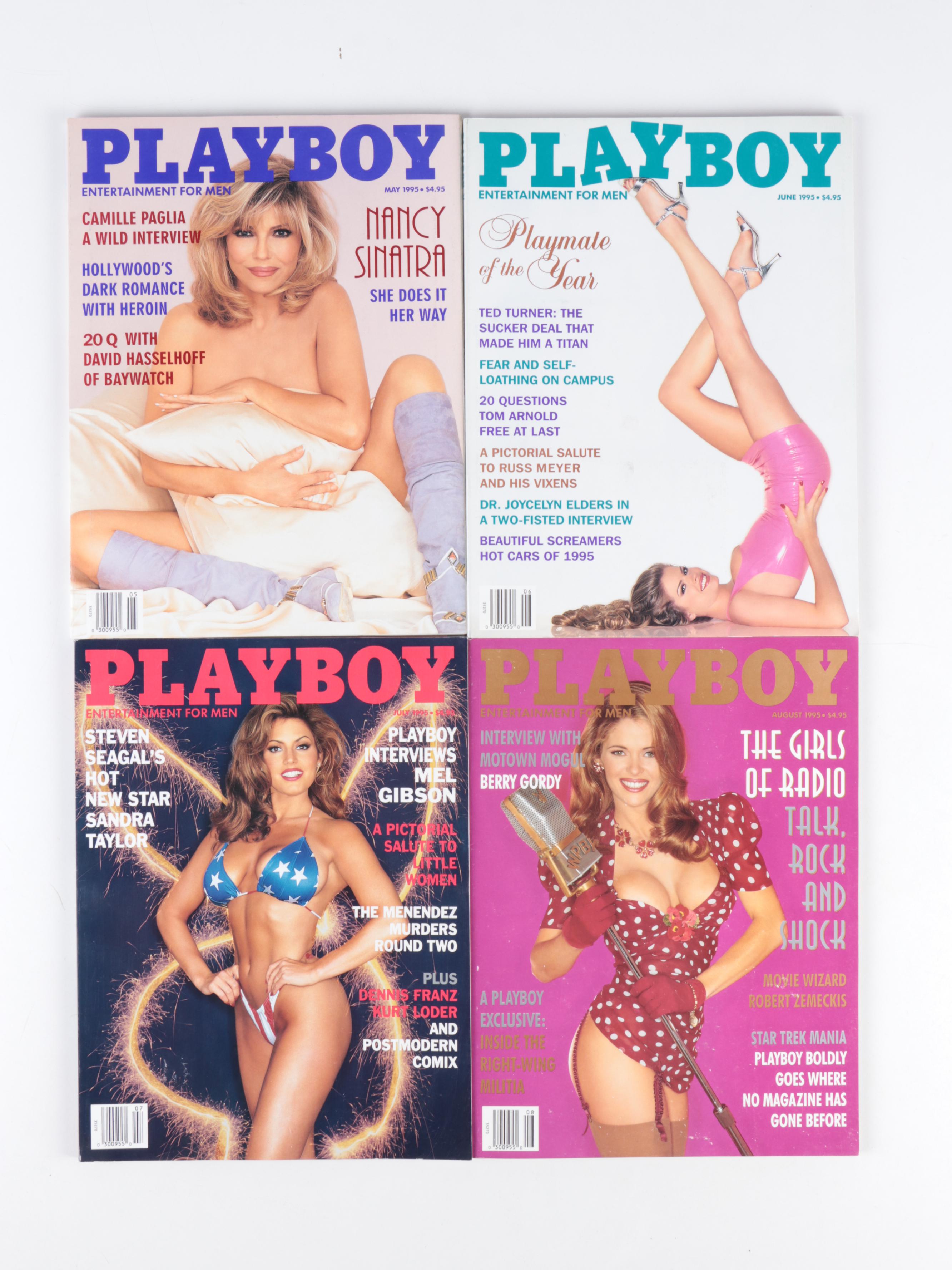 "Playboy" Magazines Featuring Anna Nicole Smith, 40th Anniversary and Others