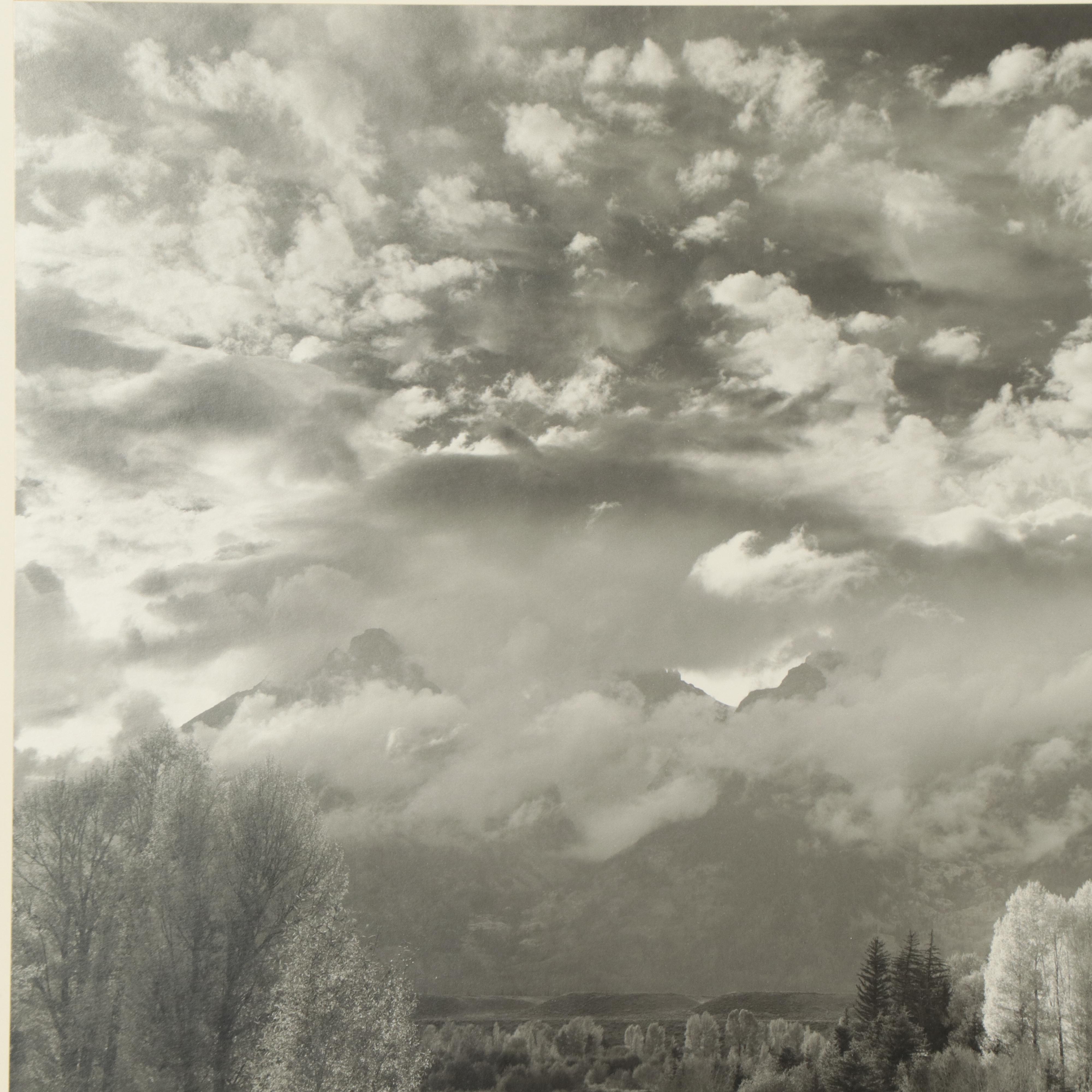 Howard Bond Landscape Silver Gelatin Photograph of the Tetons