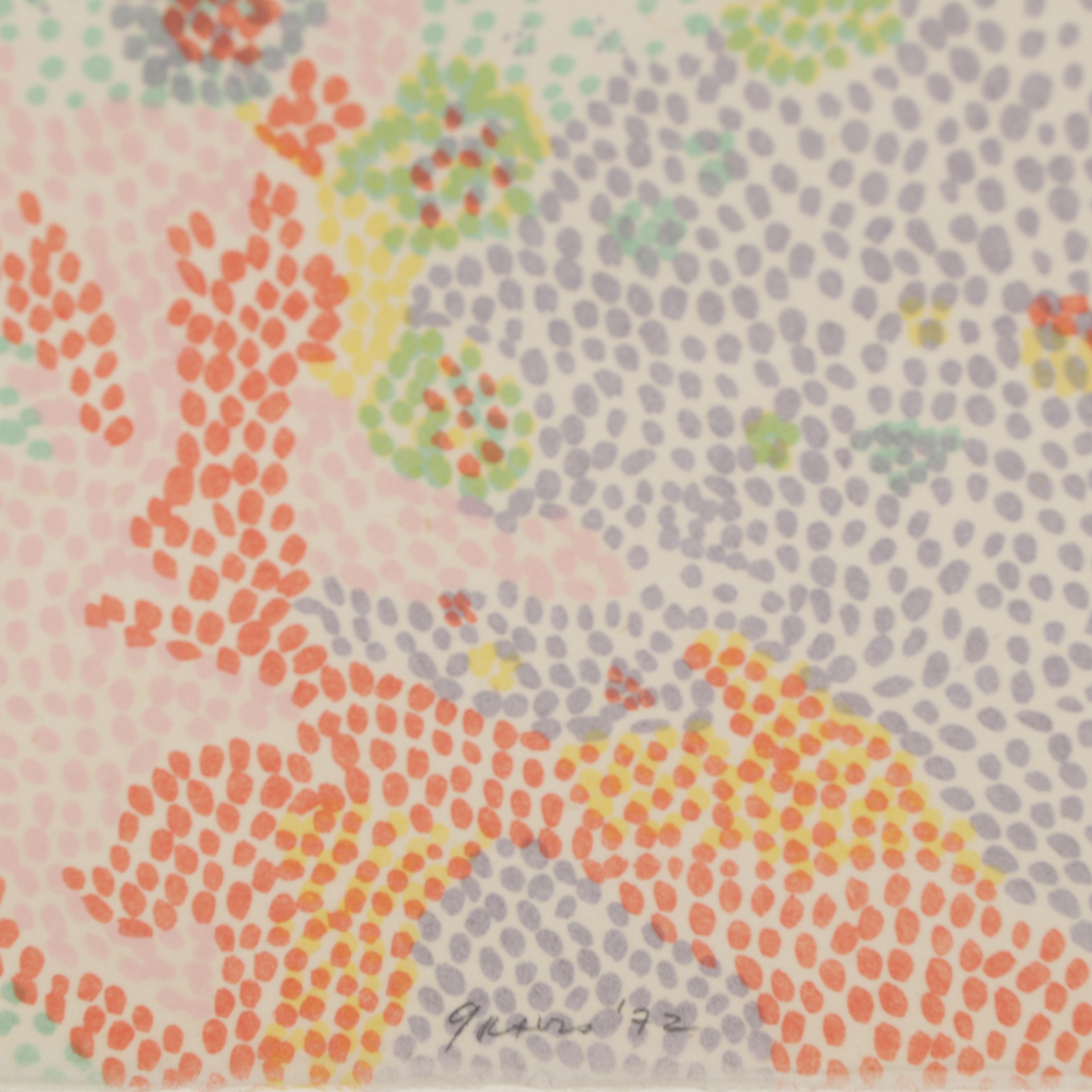 Nancy Graves Lithograph "III Maestlin G Region of the Moon," 1972