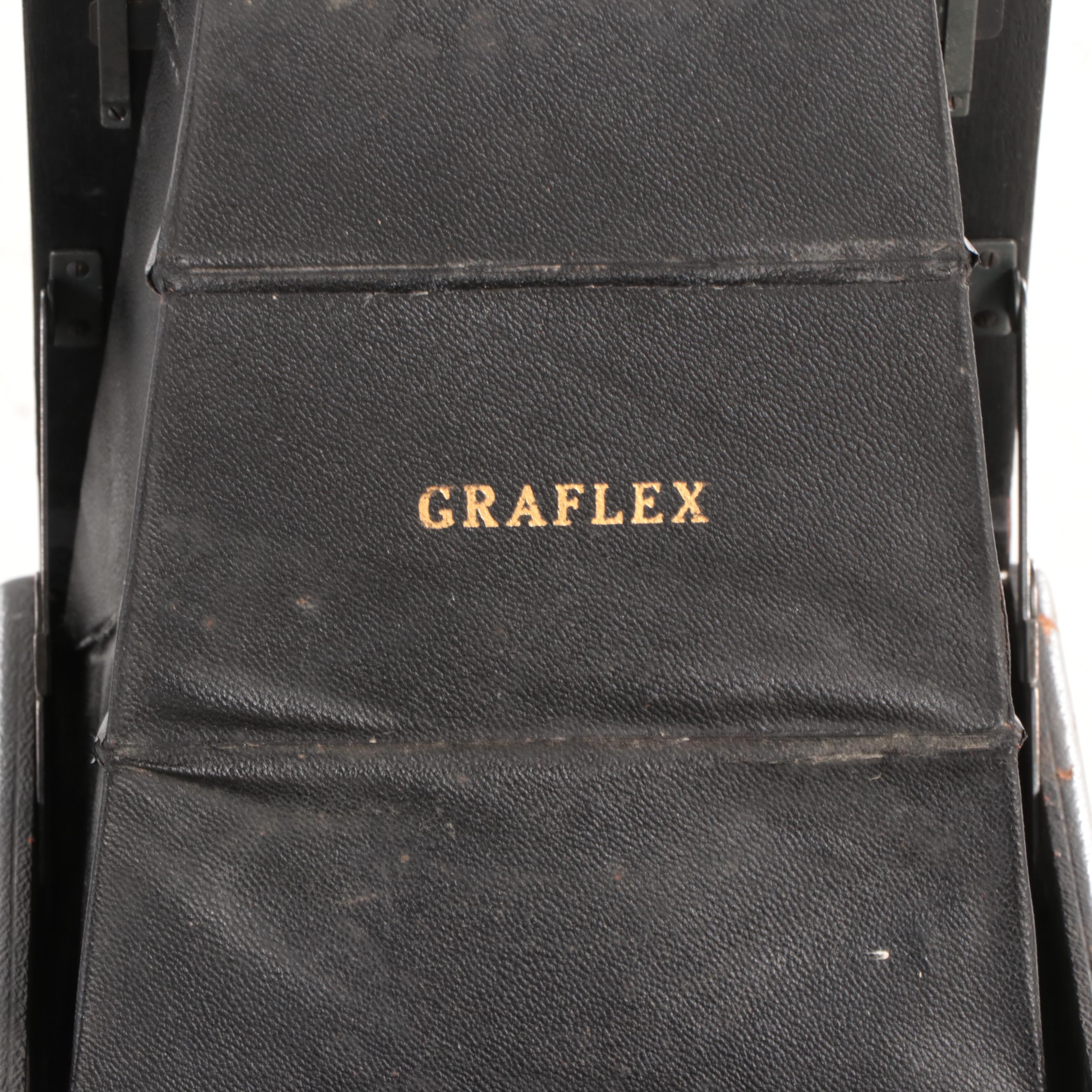 Eastman Kodak Auto Graflex and Graflex Jr. SLR Cameras with Tripods