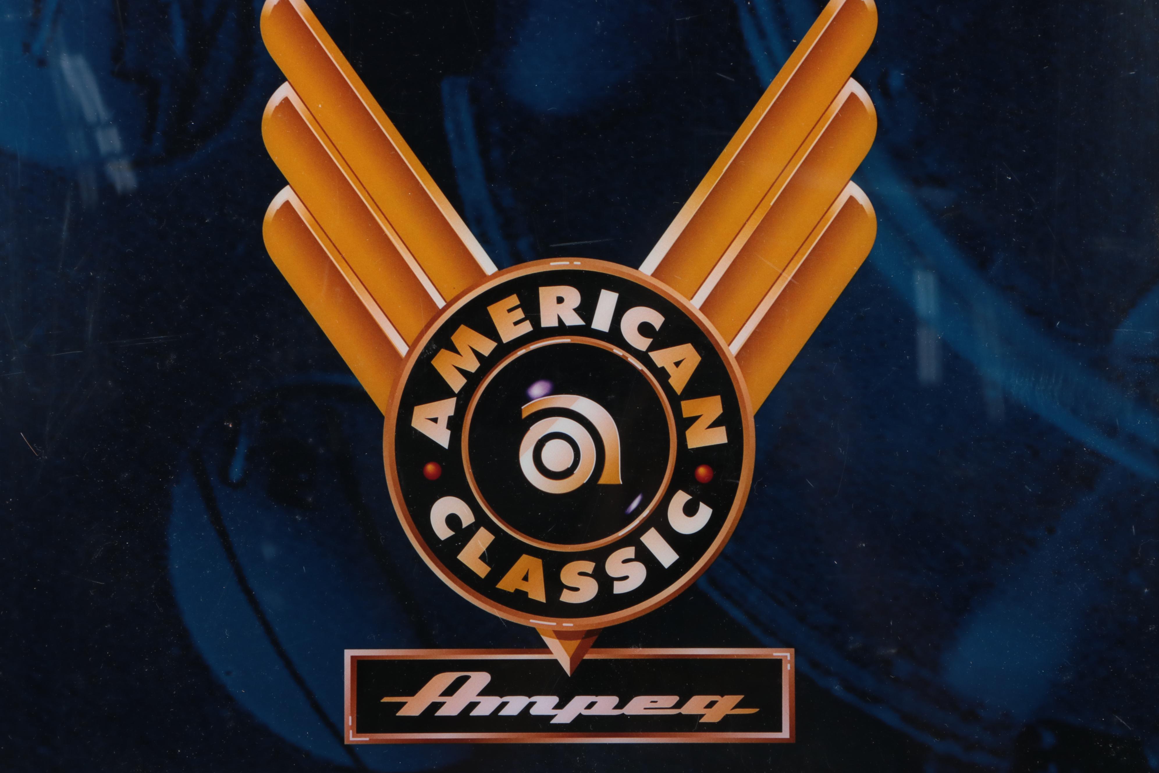 Ampeg Amplifier "American Classic" Lighted Wall Sign