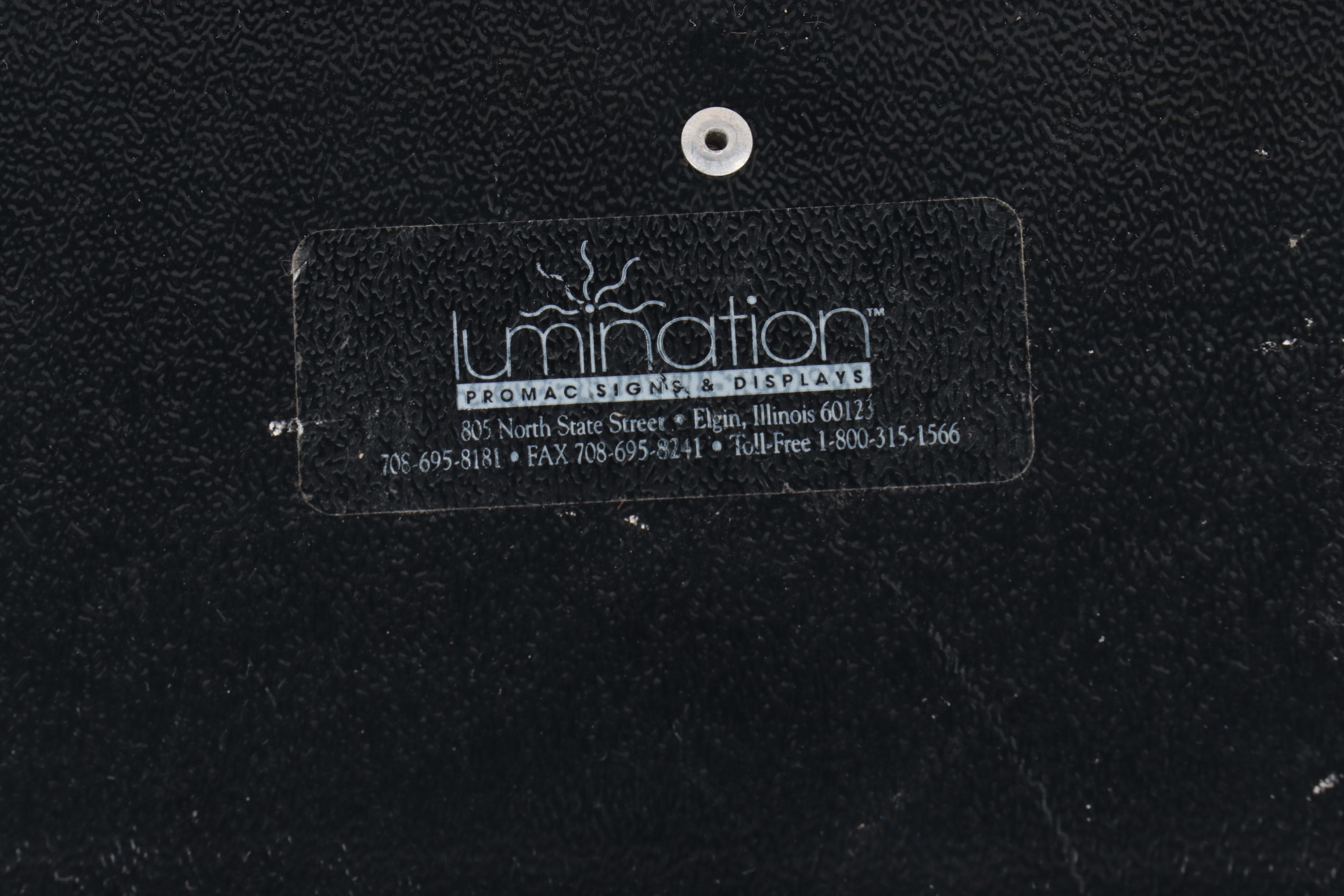 Ampeg Amplifier "American Classic" Lighted Wall Sign