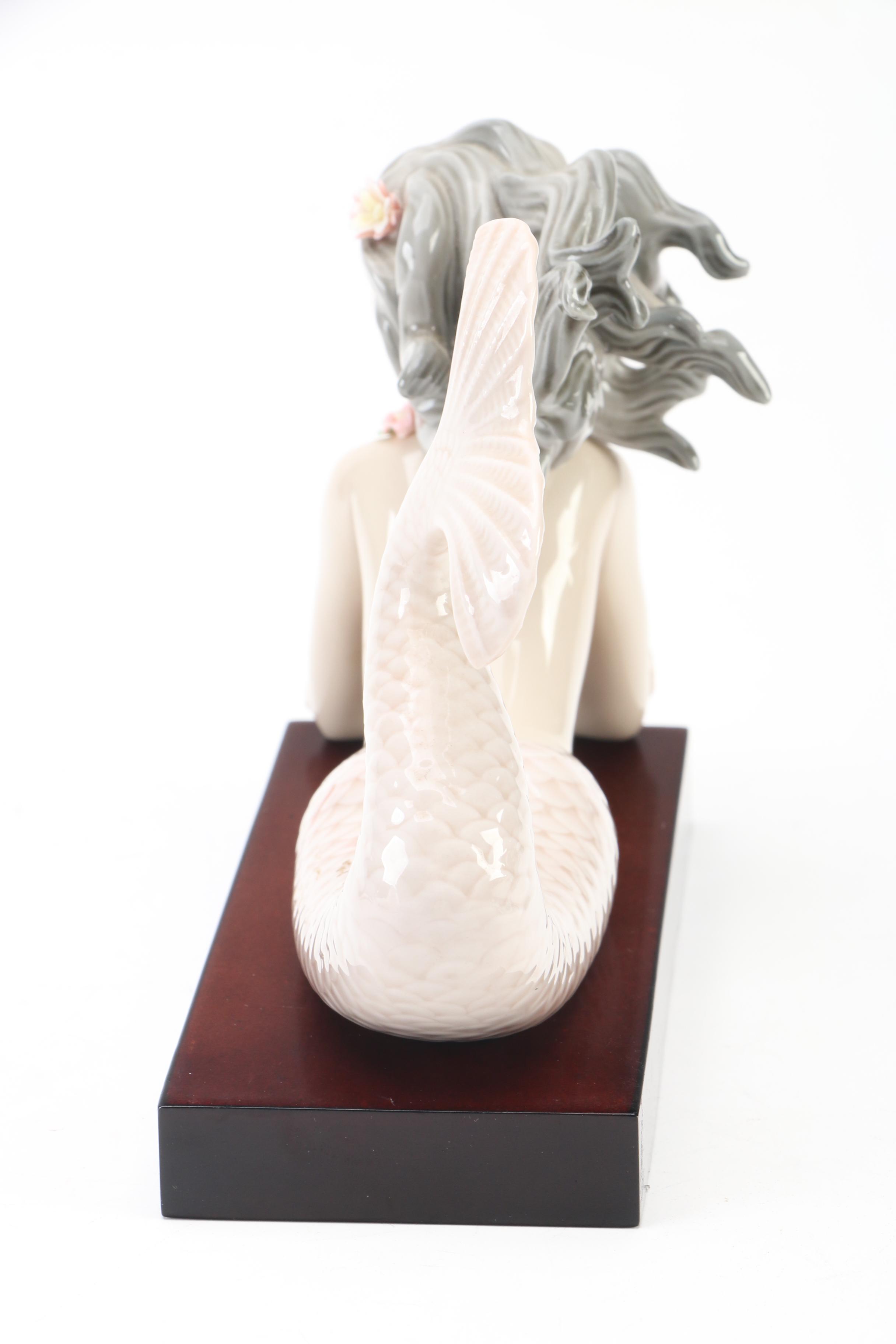 Lladró "Fantasy" Porcelain Mermaid Figurine Designed by José Puche