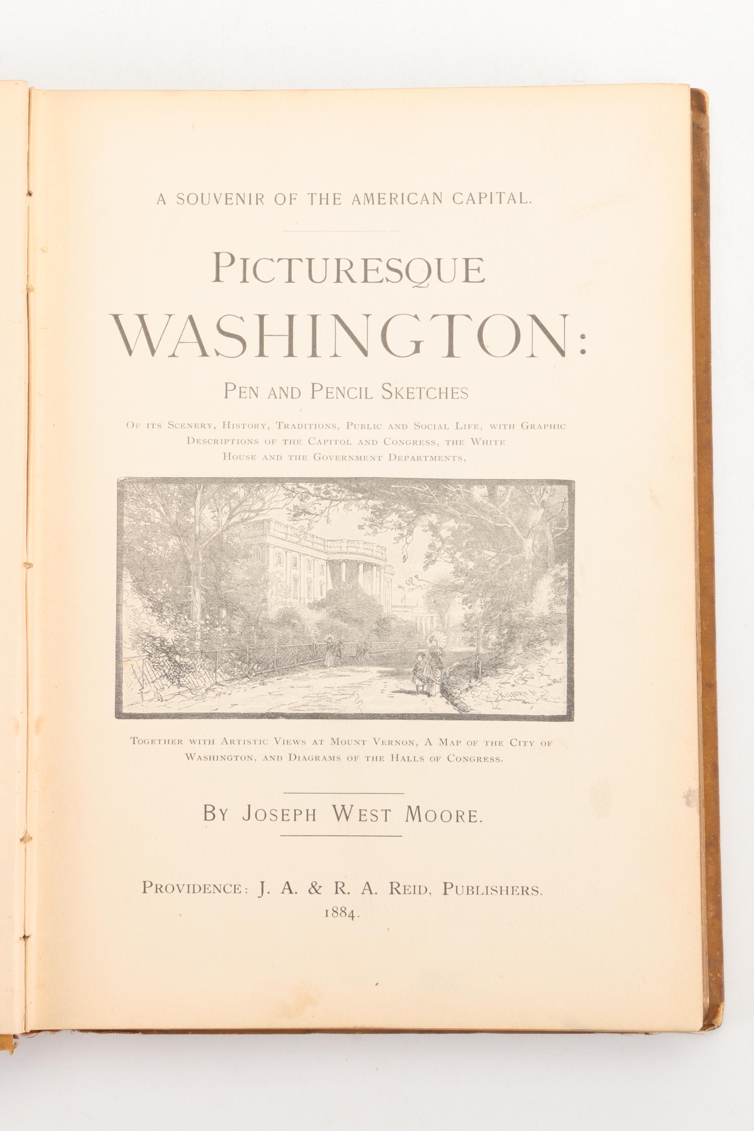Illustrated "Picturesque Washington" by Joseph West Moore, 1884