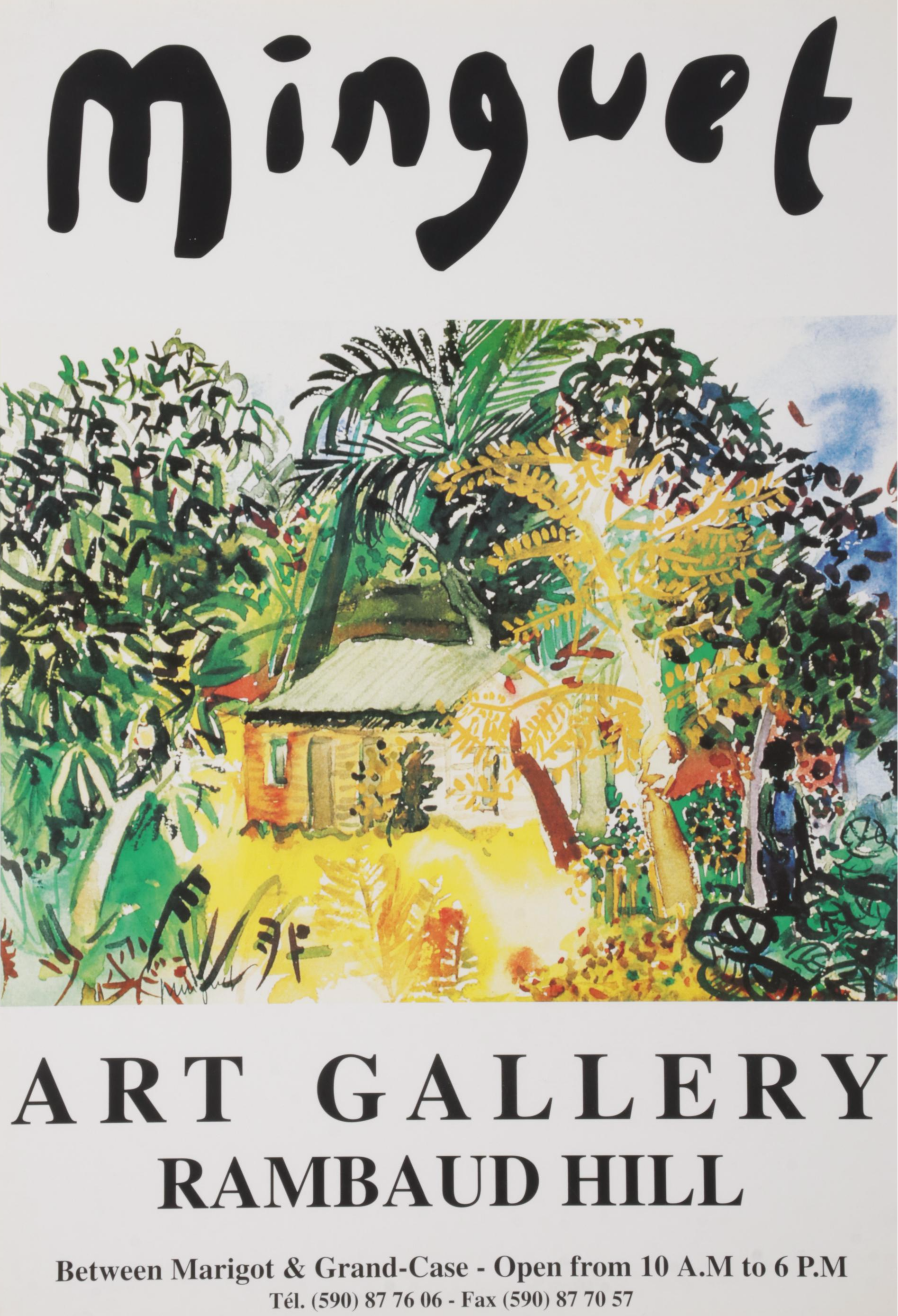 Minguet Art Gallery Offset Lithograph Poster, Circa 1997