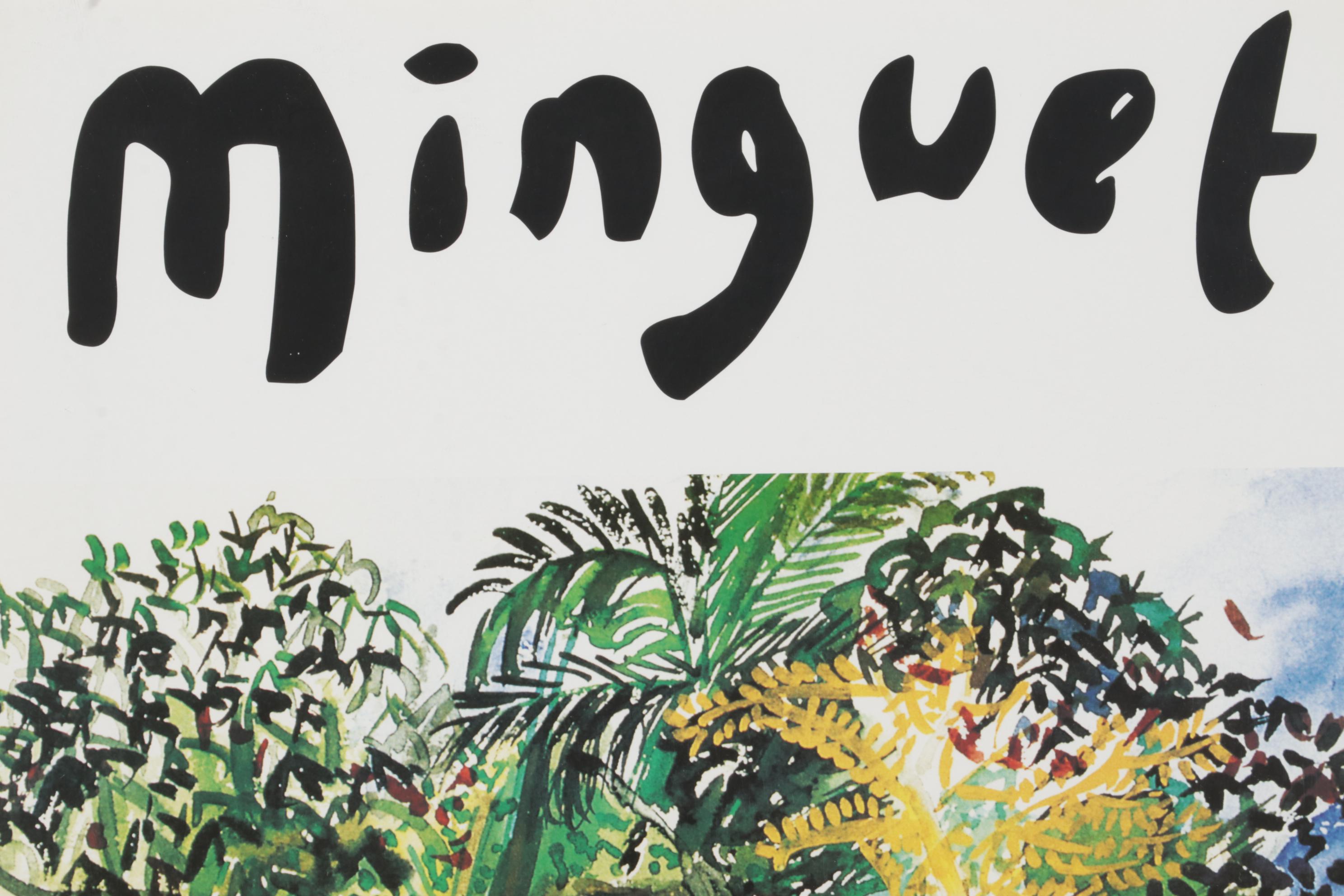 Minguet Art Gallery Offset Lithograph Poster, Circa 1997