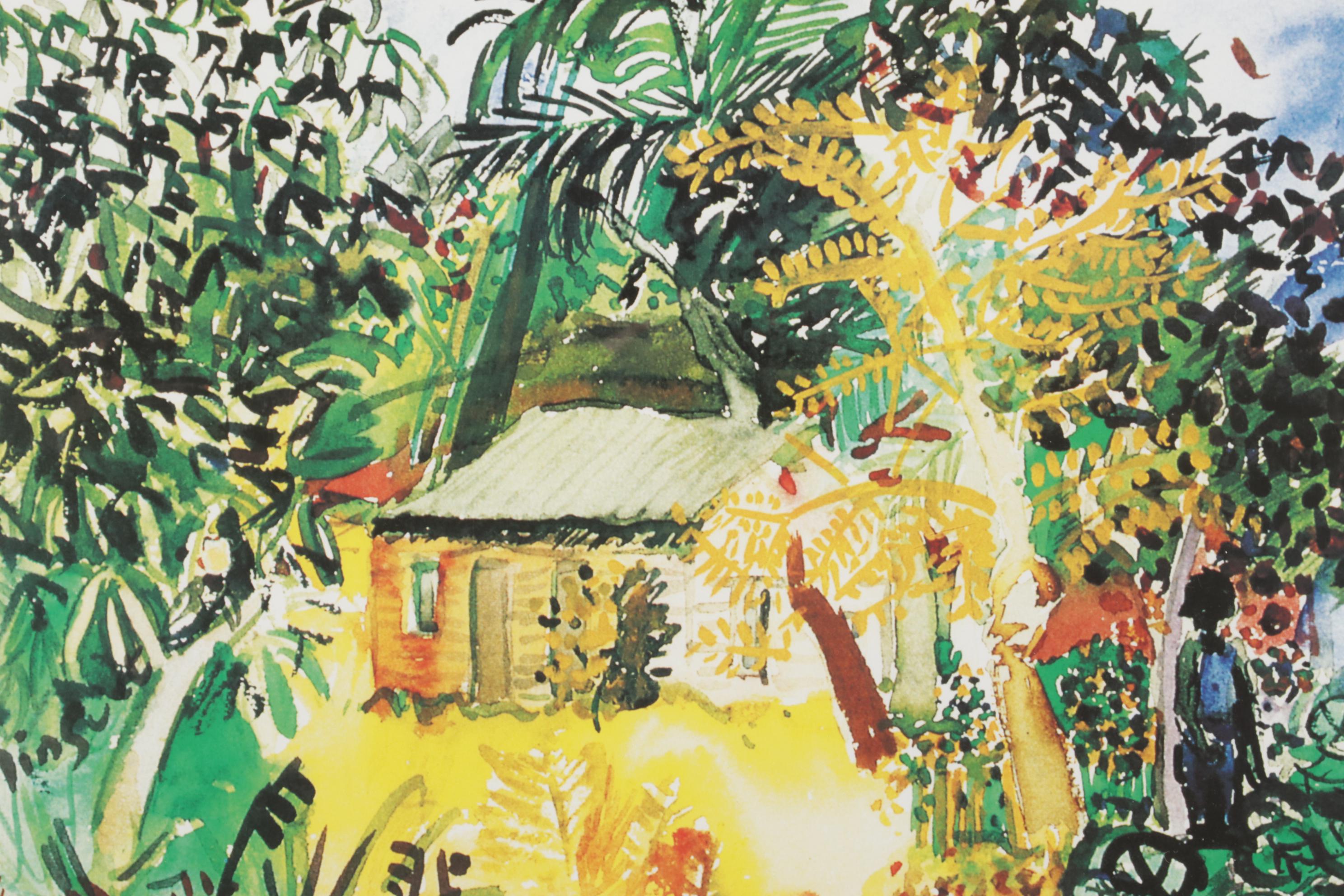 Minguet Art Gallery Offset Lithograph Poster, Circa 1997