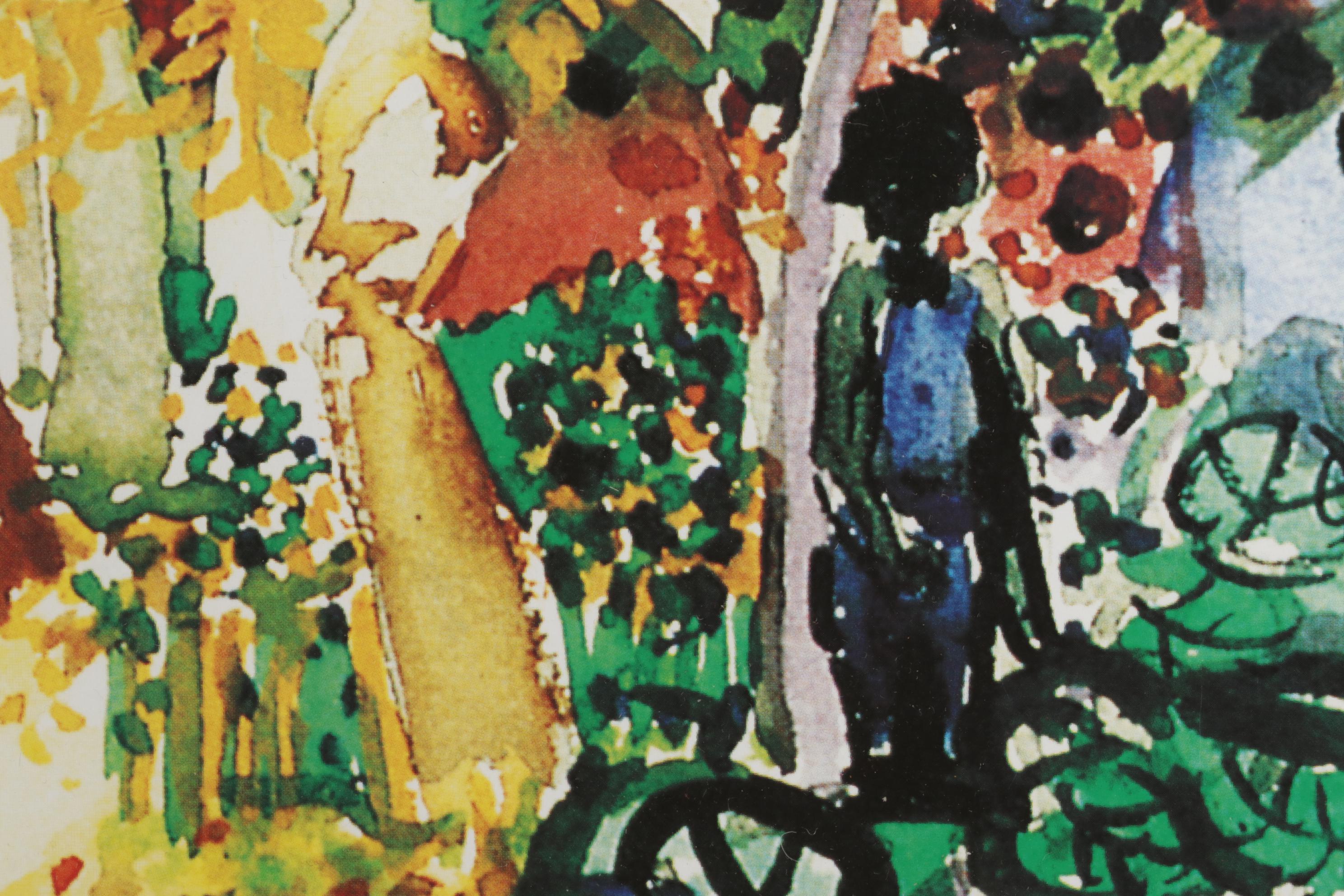 Minguet Art Gallery Offset Lithograph Poster, Circa 1997