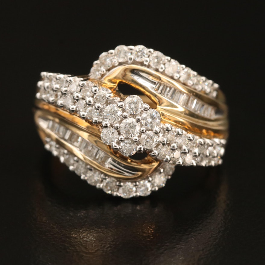 10K 1.00 CTW Diamond Ring