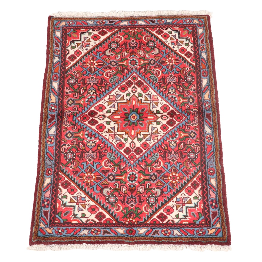 3'8 x 5'6 Hand-Knotted Persian Heriz Area Rug