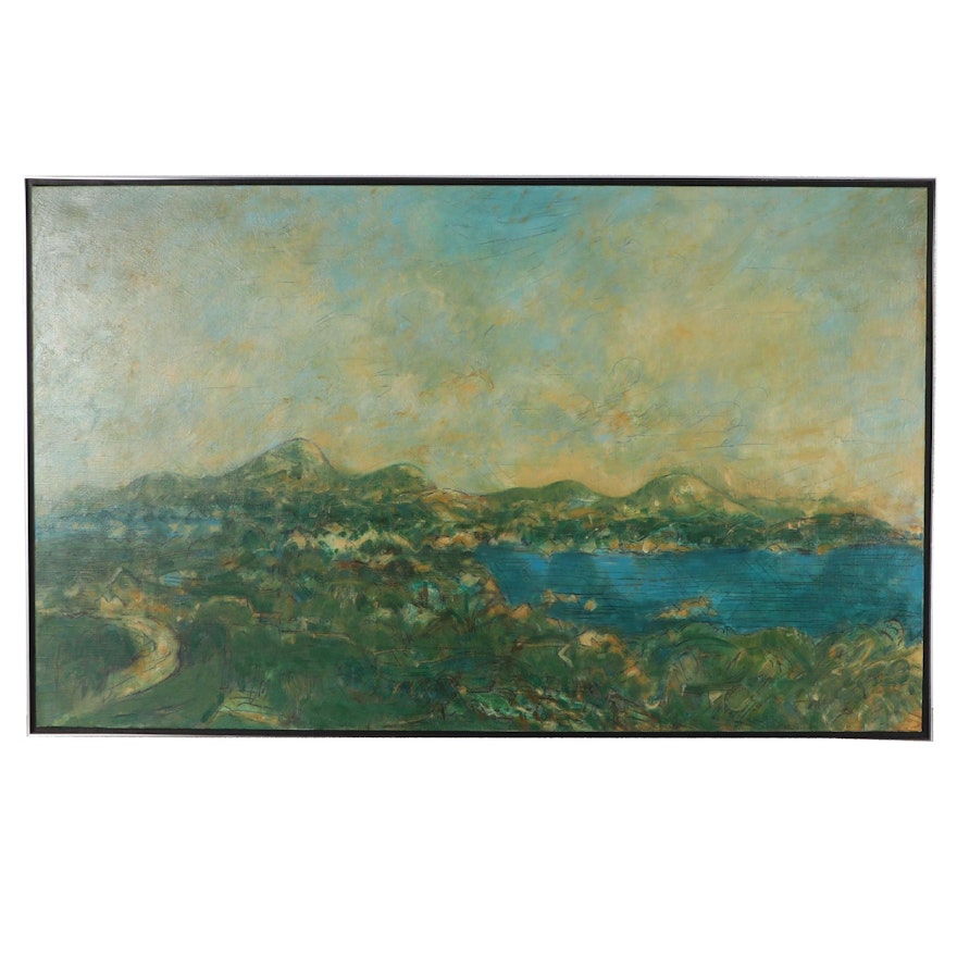 Robert Knipschild Landscape Oil Painting "Cove"