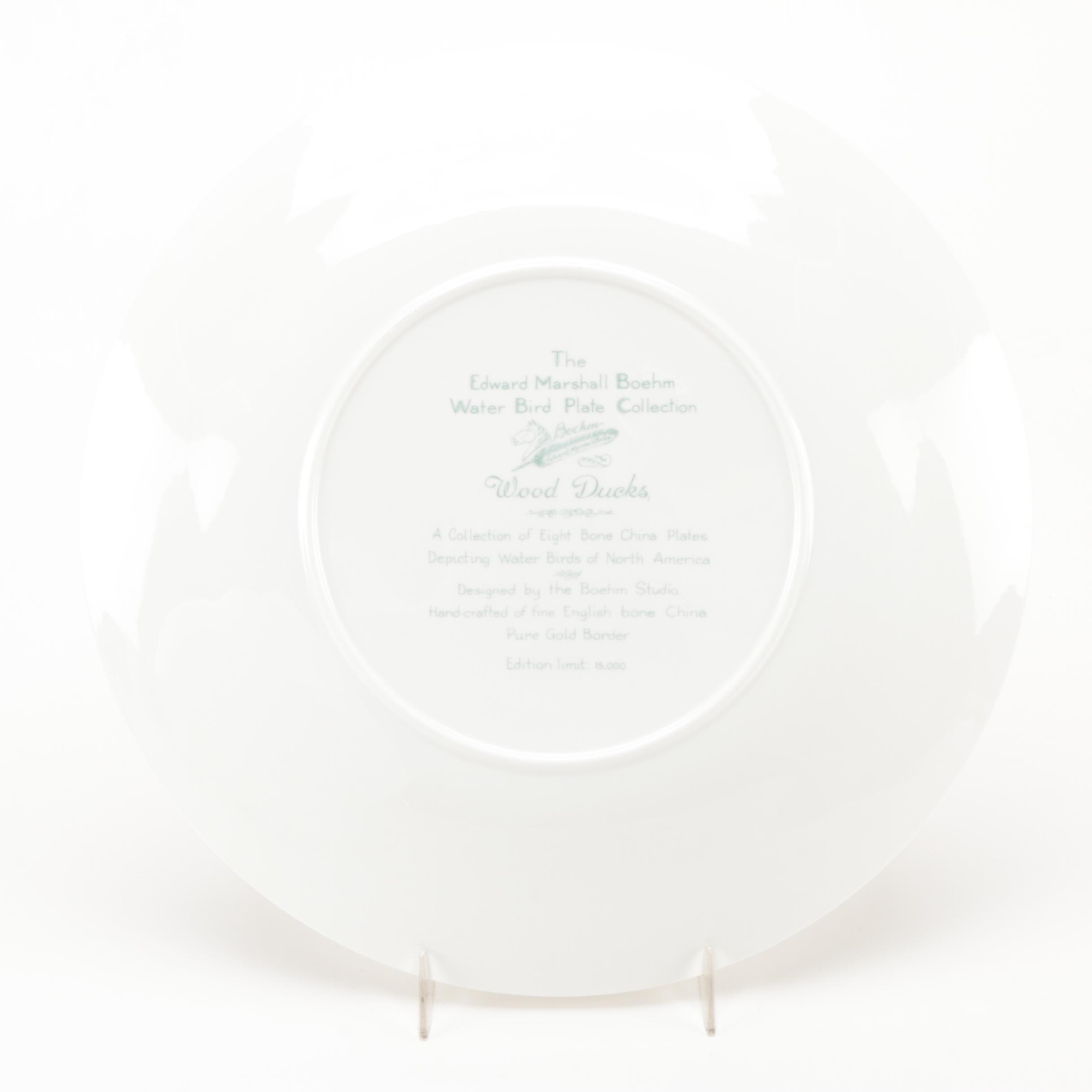 Edward Marshall Boehm Water Birds Collection Bone China Collector's Plates