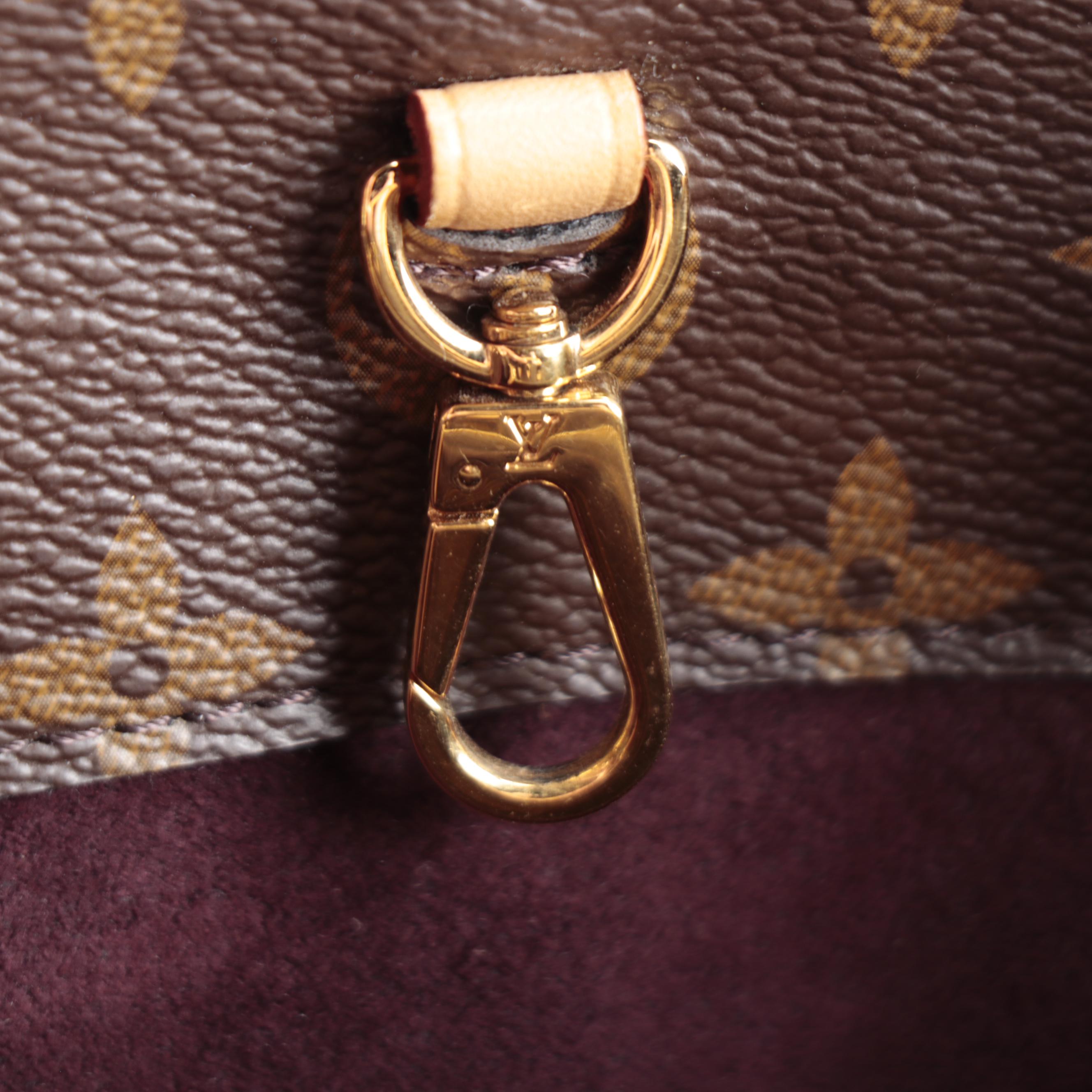 Louis Vuitton Montaigne BB Bag in Monogram Canvas and Vachetta Leather