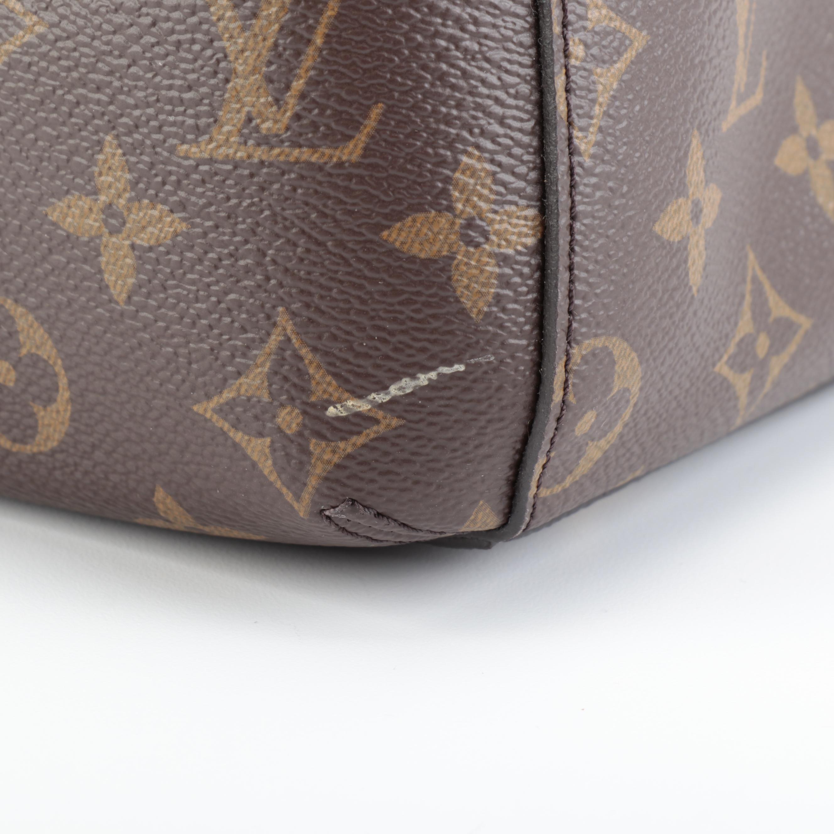 Louis Vuitton Montaigne BB Bag in Monogram Canvas and Vachetta Leather