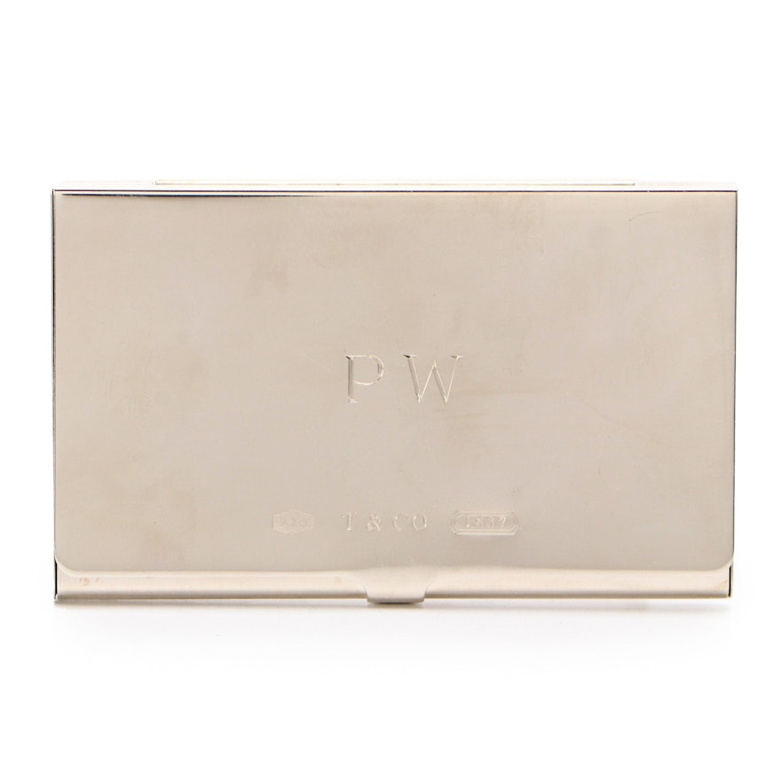Tiffany & Co. 1837 Sterling Silver Business Card Holder, 1999