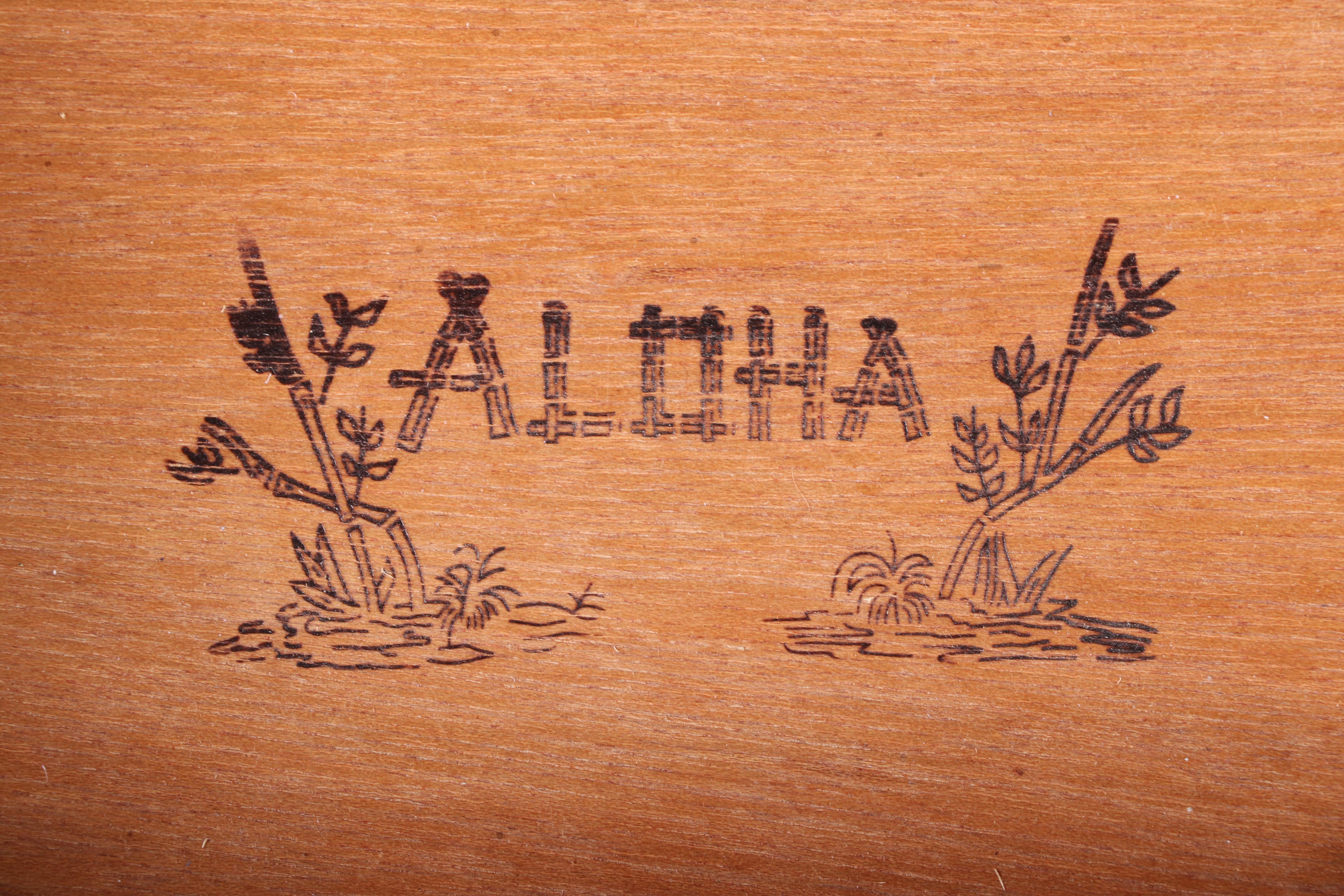 Pair of Dixie "Aloha" Faux Bamboo Nightstands, Mid to Late 20th Century