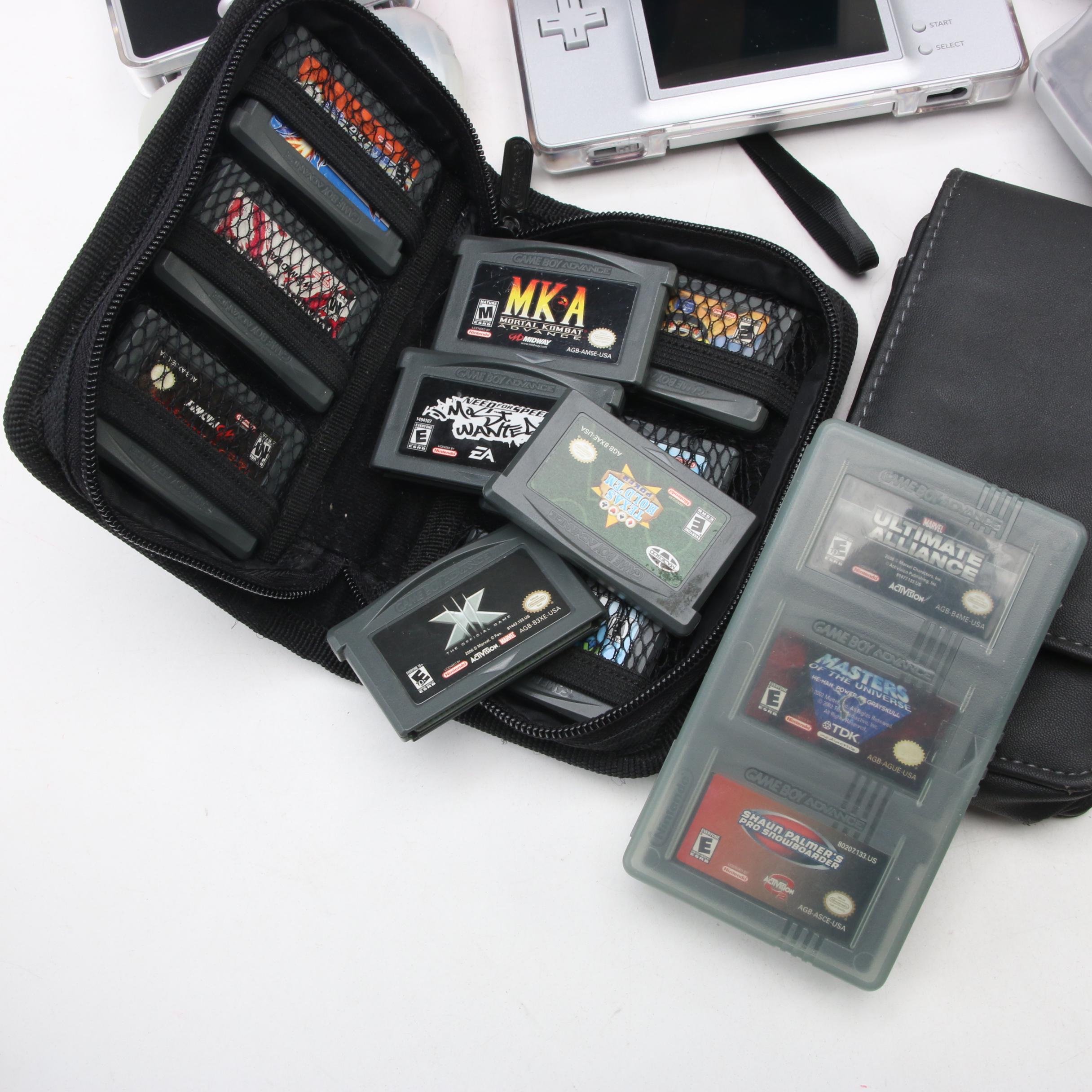 Nintendo Gameboy Advance, Nintendo DS, Gameboy Advance SP, Accessories and Games