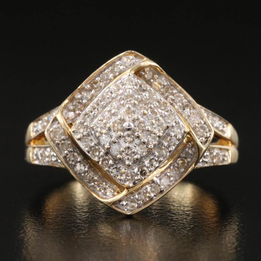 10K 0.46 CTW Diamond Ring