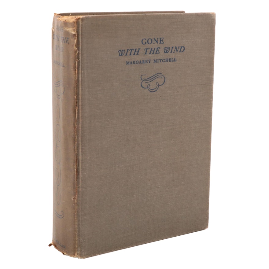Early Printing "Gone with the Wind" by Margaret Mitchell, 1936
