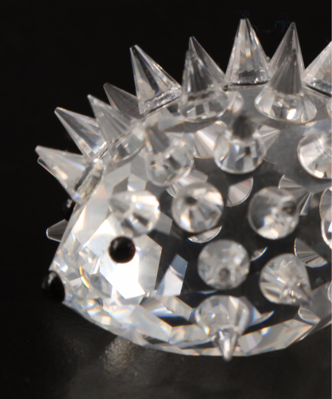 Swarovski Crystal Animals with "Tipping Wagon" Figurines