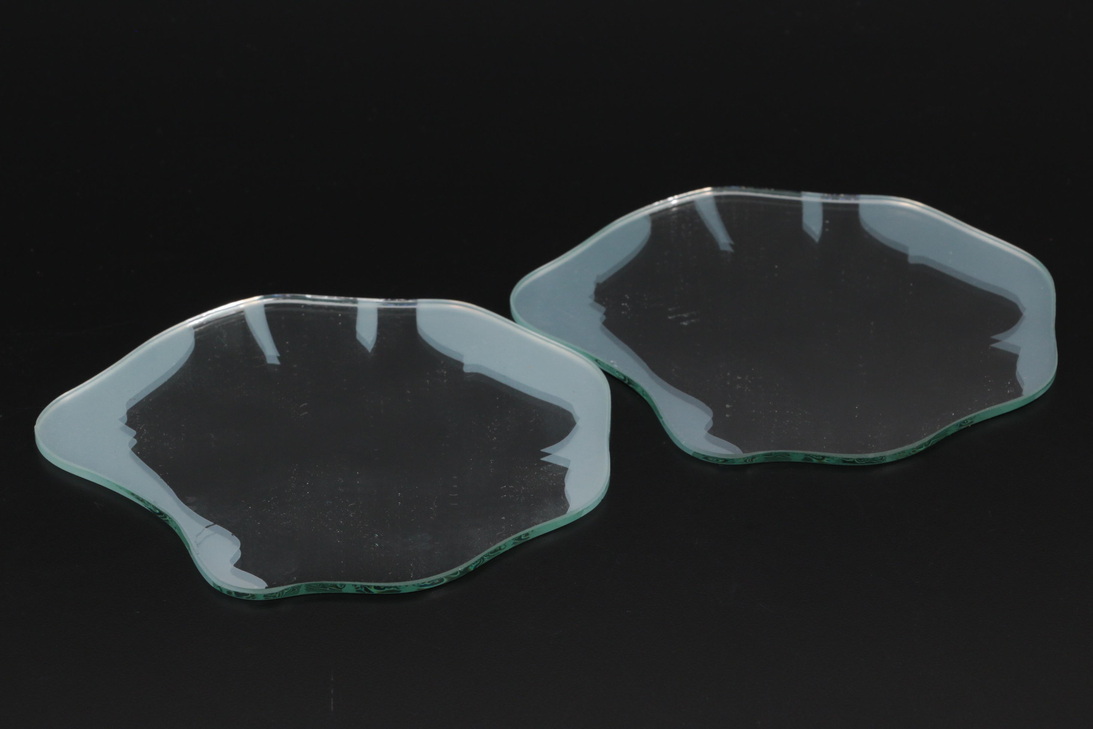 Swarovski Elephant and Lion Crystal Figurines, Late 20th Century