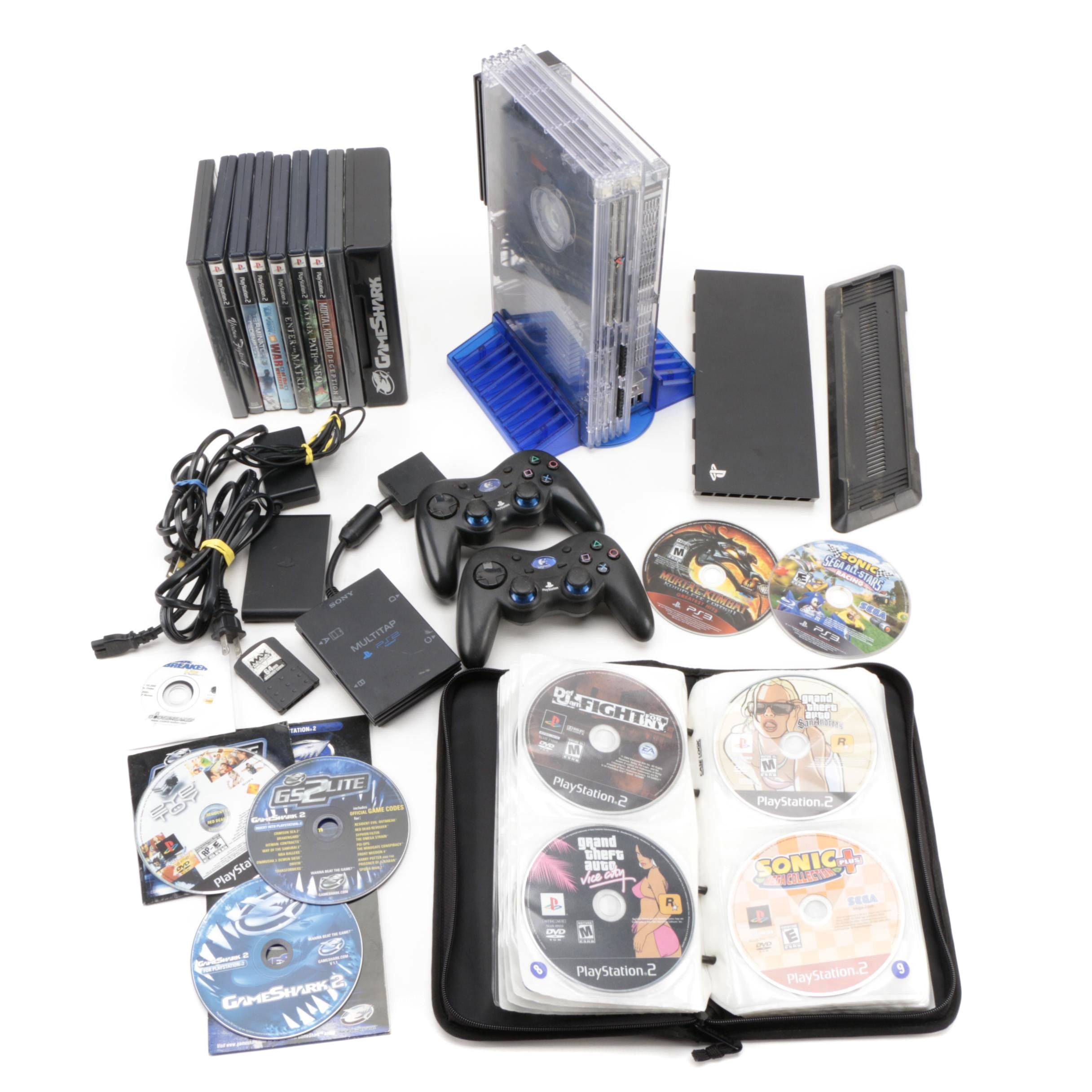 Sony Playstation 2, Game Sharks with Games Including "Gundam vs. Zeta Gundam"