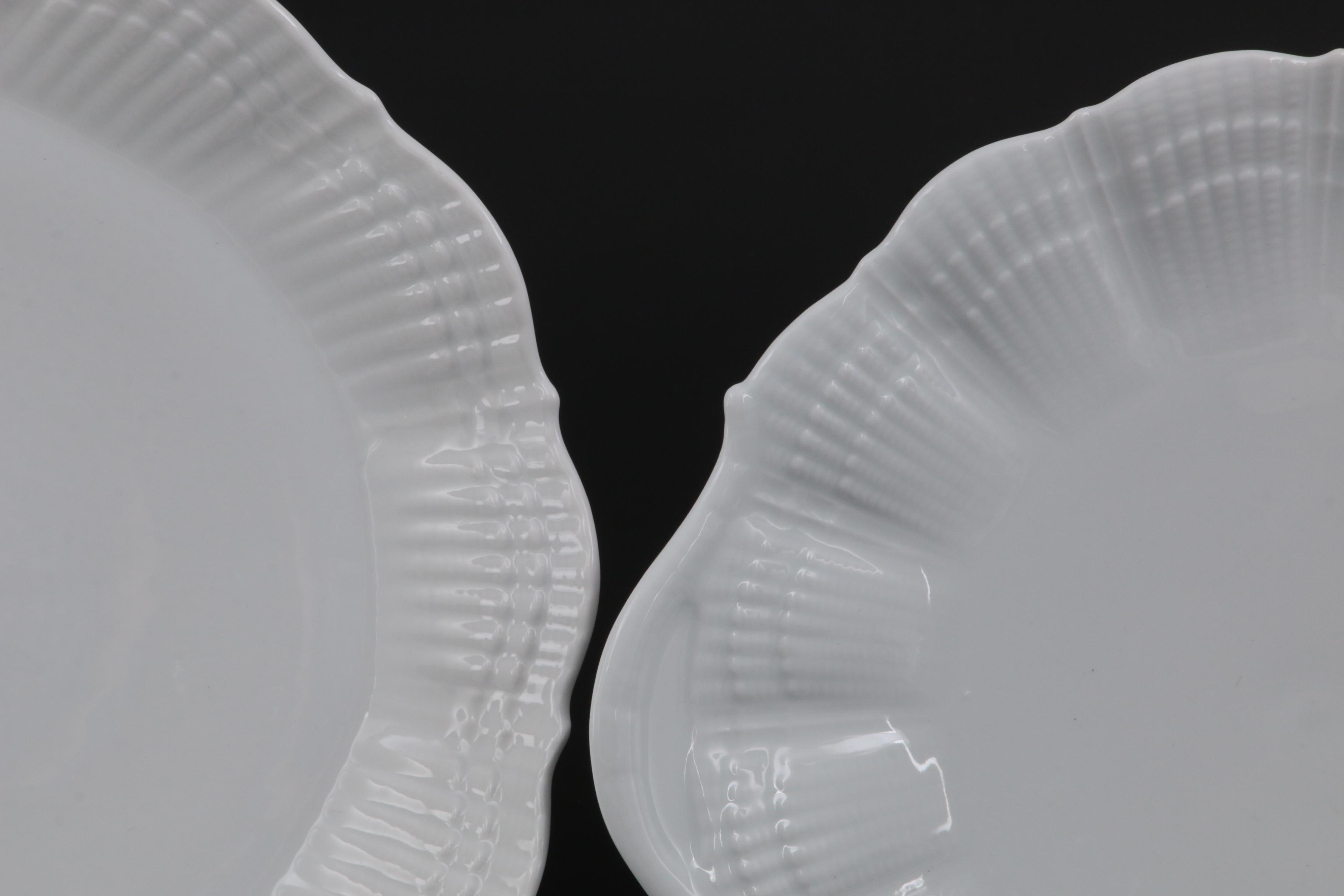 Giraud Limoges "Corail White" Porcelain Serveware